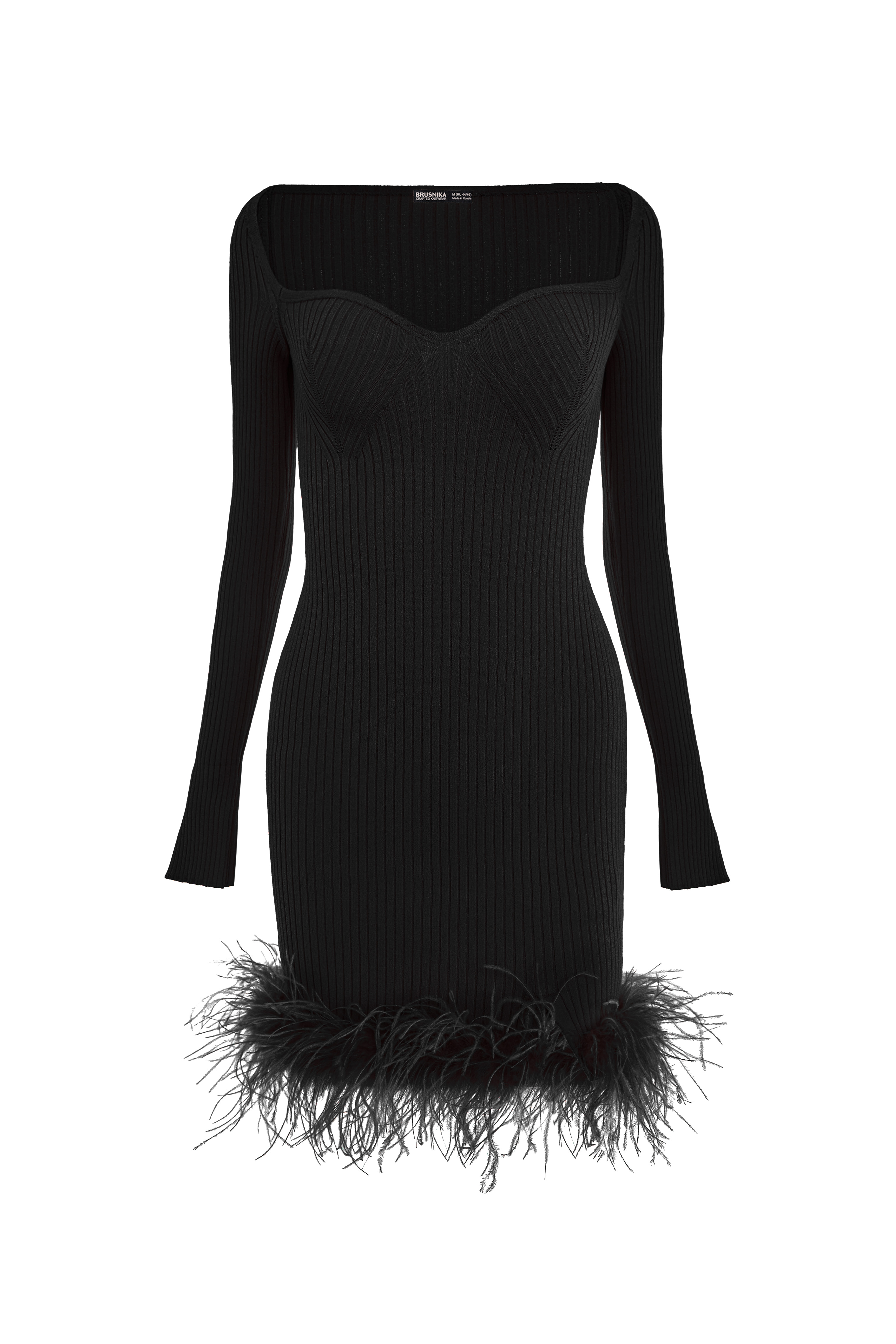 Dress 4978-01 Black from BRUSNiKA
