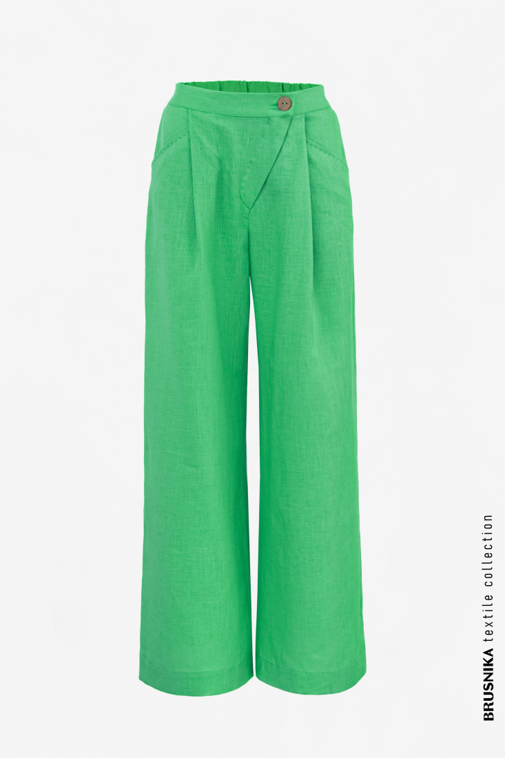 Trousers 3958-47 Light-green from BRUSNiKA