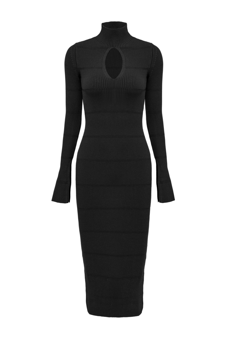 Dress 4223-01 Black from BRUSNiKA