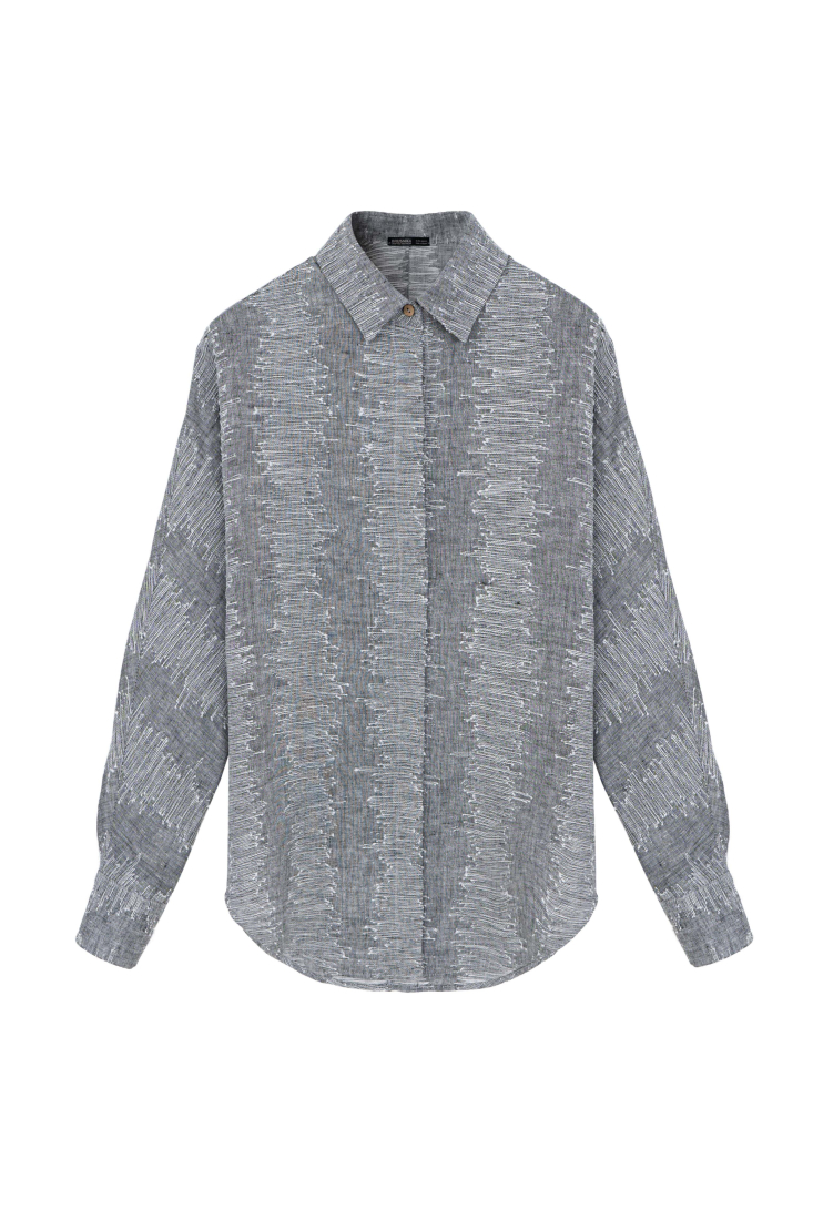Shirt 4695-11 Dark grey from BRUSNiKA