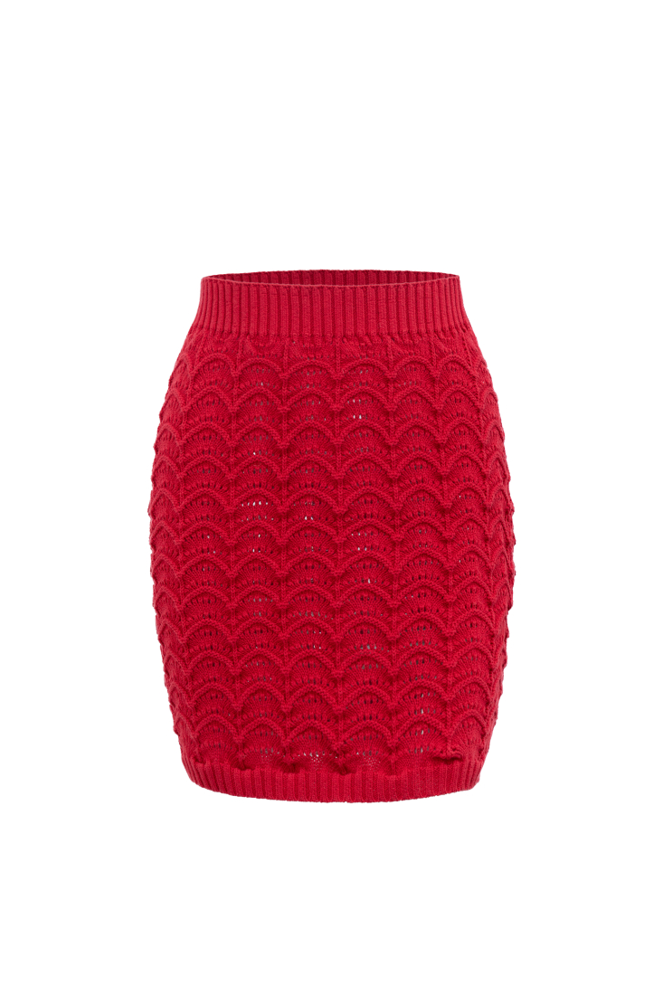 Skirt 4562-05 Red from BRUSNiKA