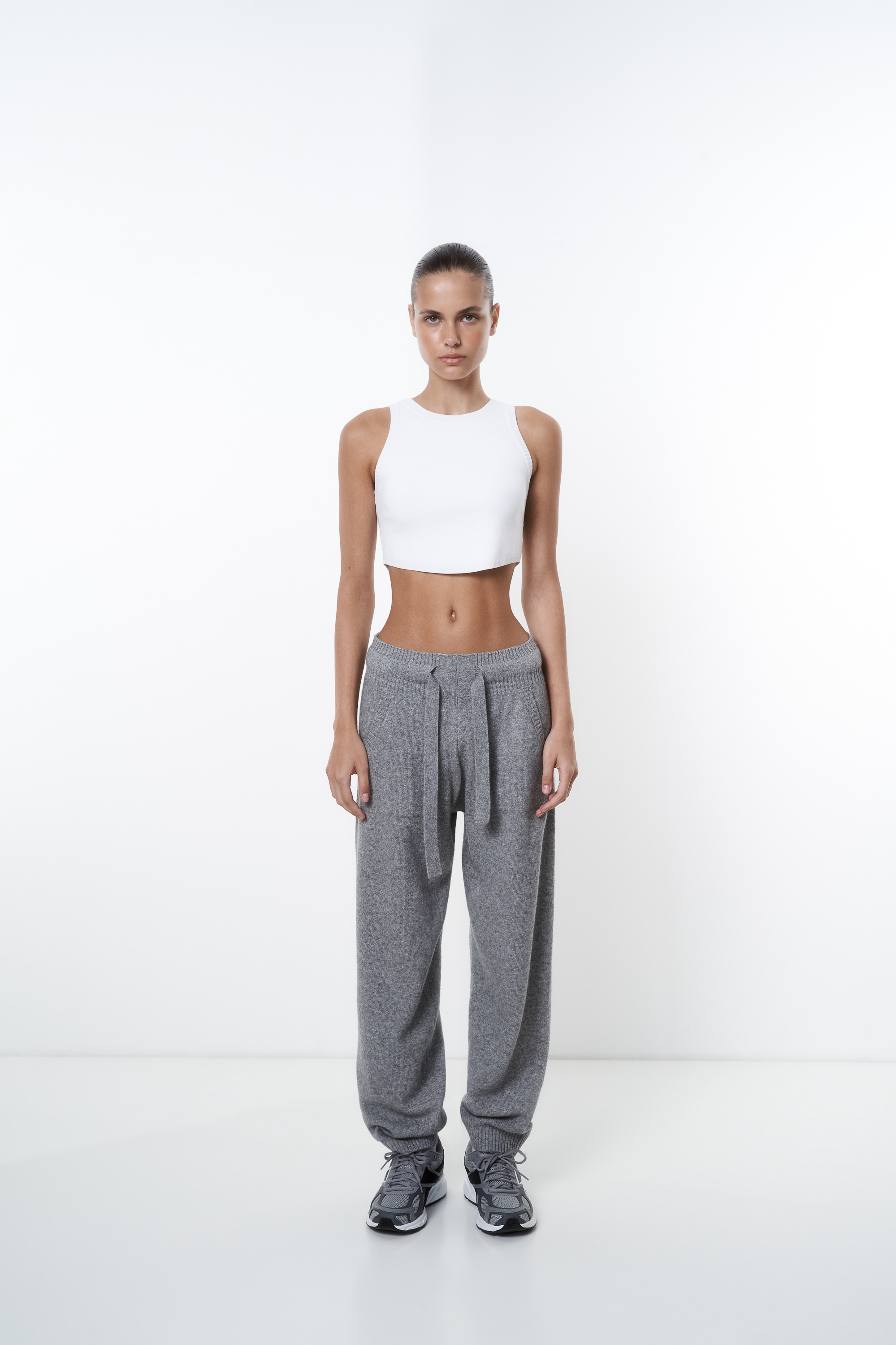 Trousers 3161-04 Grey-White from BRUSNiKA