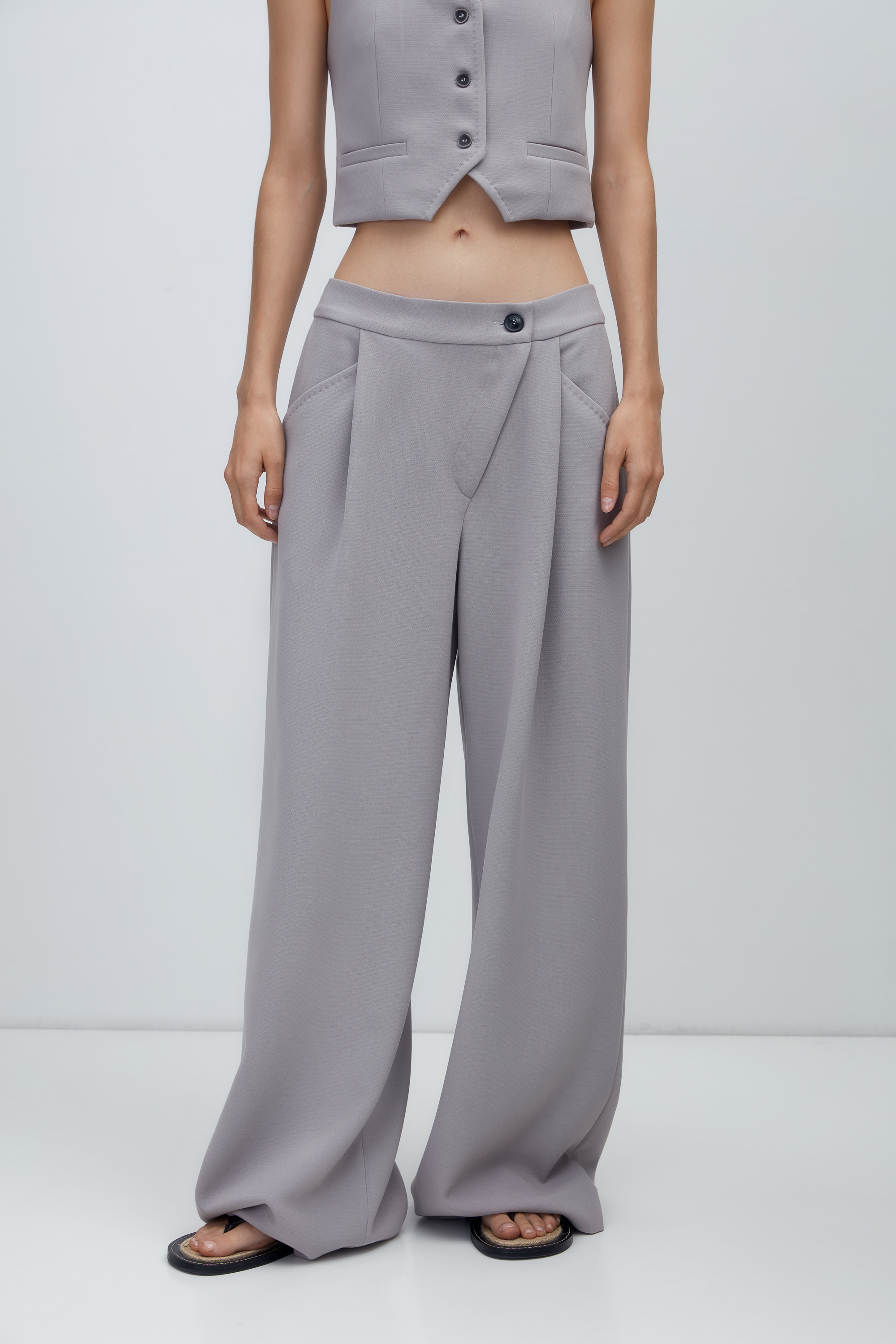 Trousers 4193-04 Grey from BRUSNiKA