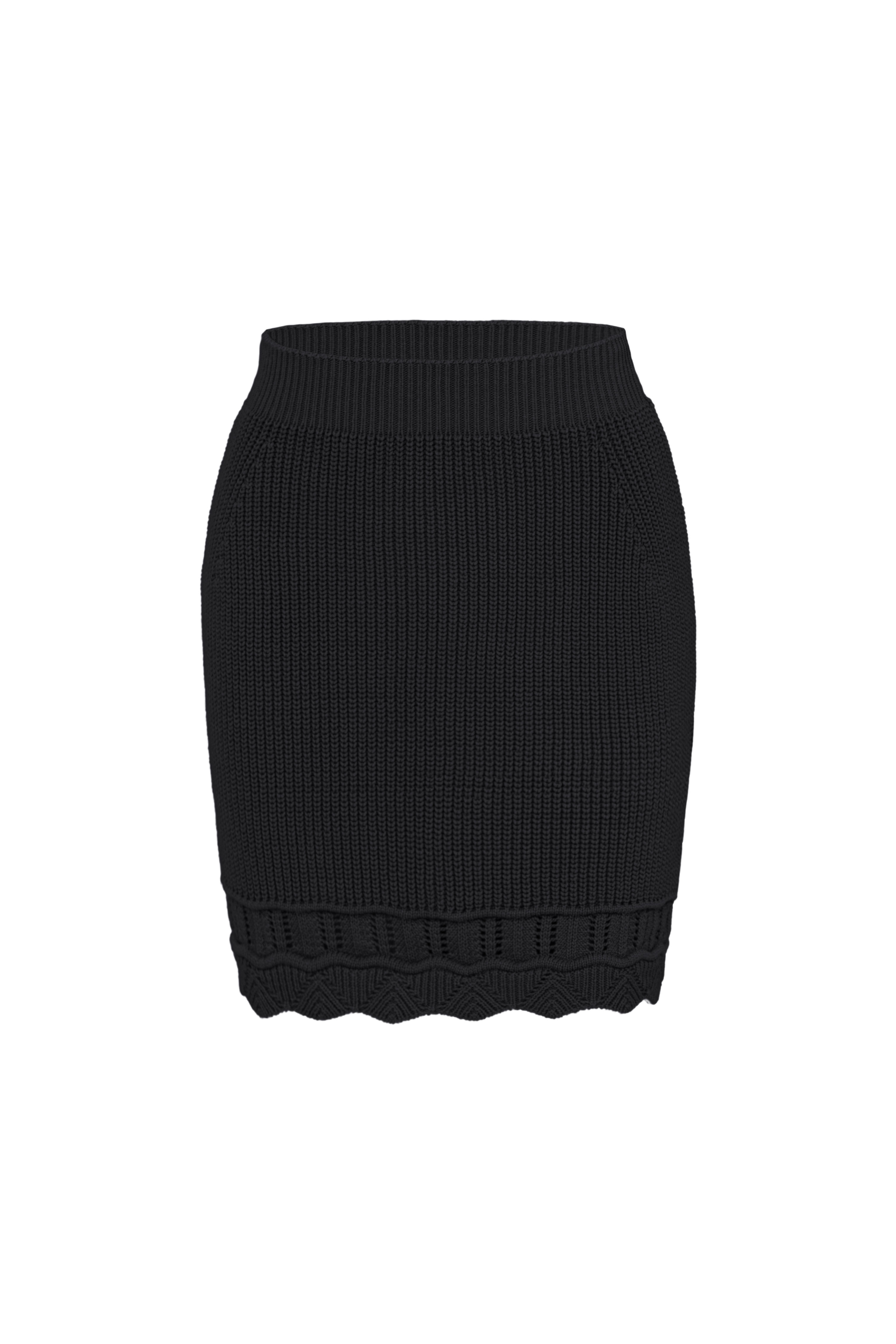 Skirt 4488-01 Black from BRUSNiKA