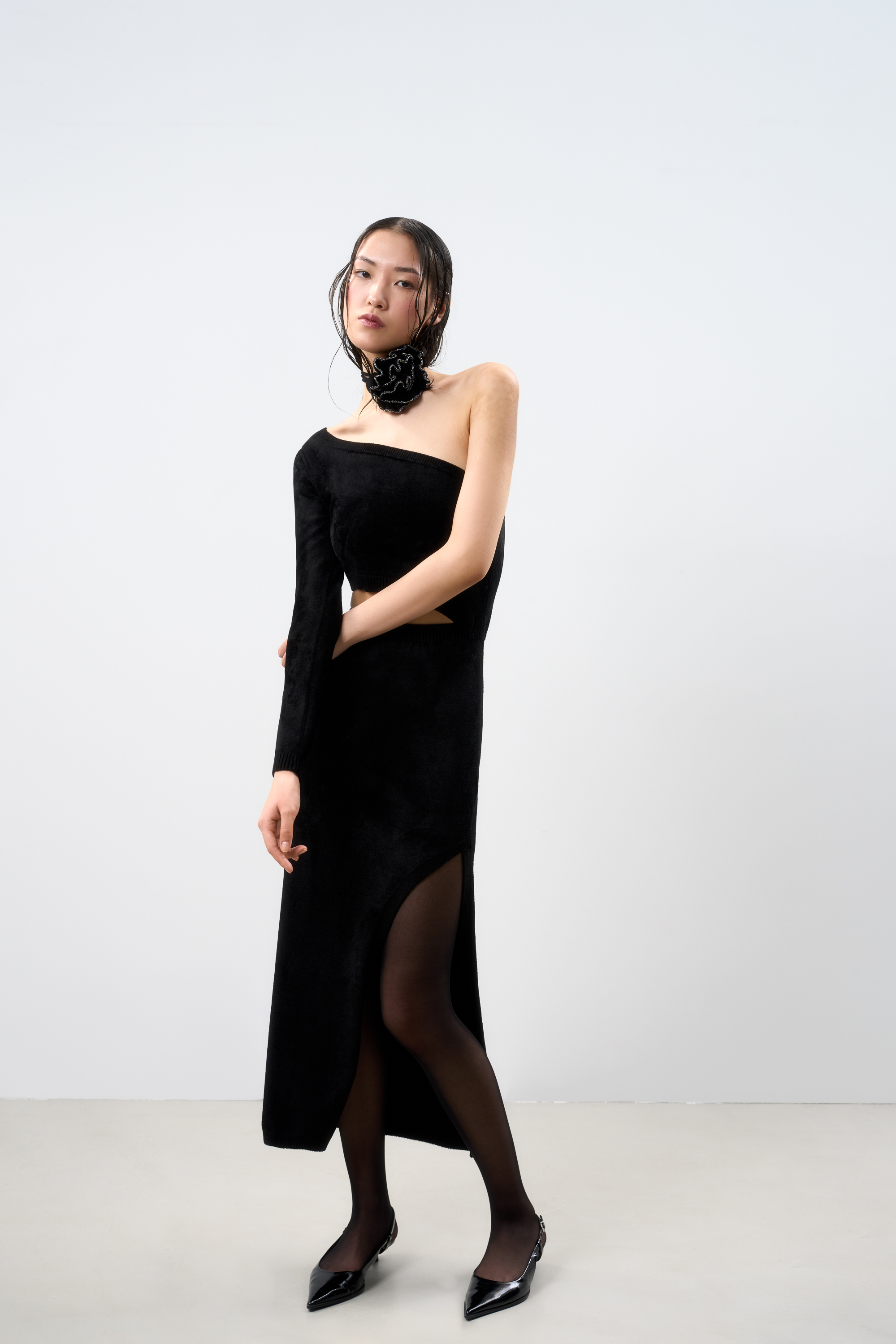 Dress 4351-01 Black from BRUSNiKA