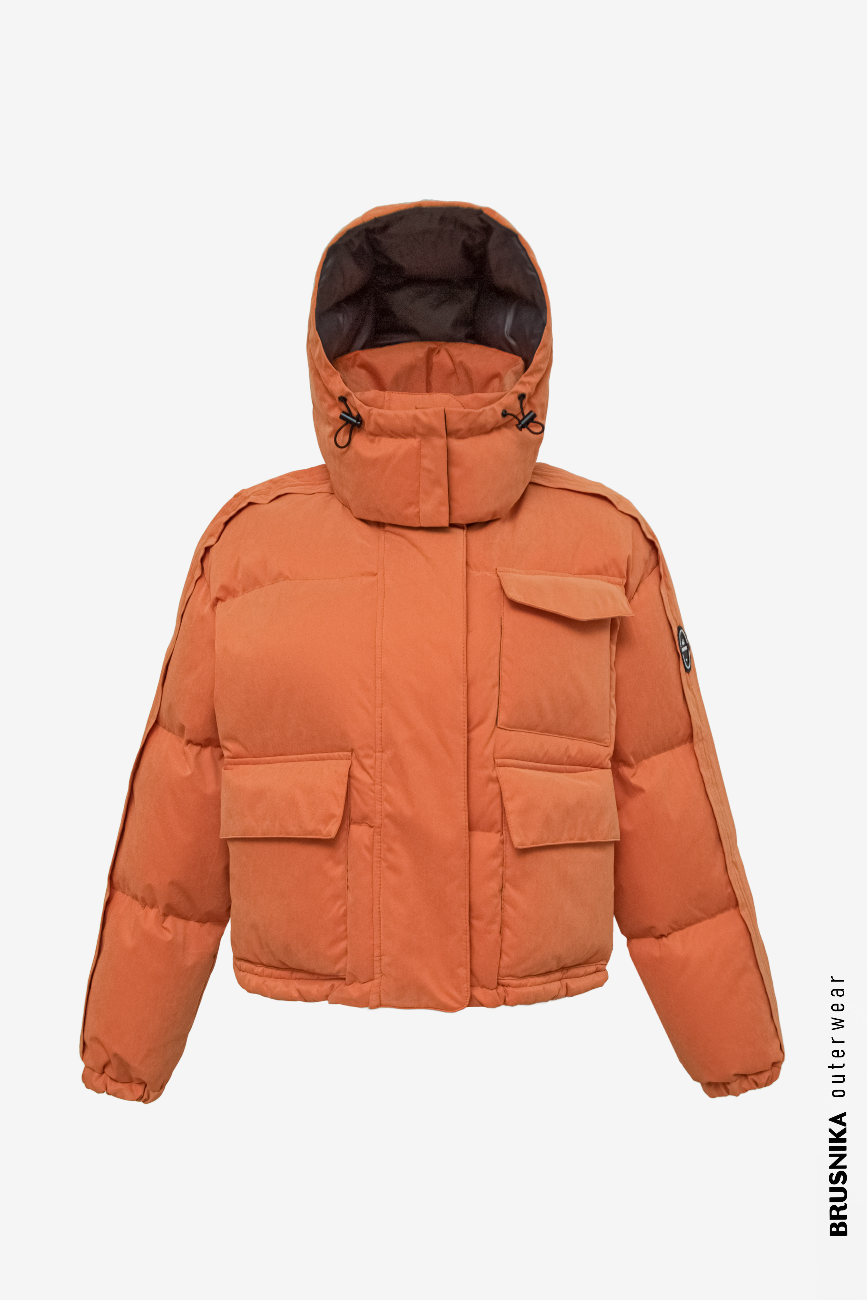 Down jacket 4311-48 Orange from BRUSNiKA