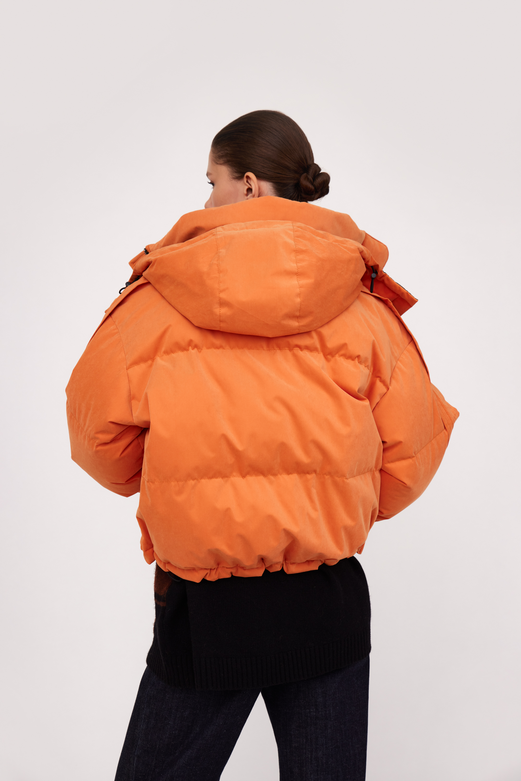Down jacket 4311-48 Orange from BRUSNiKA