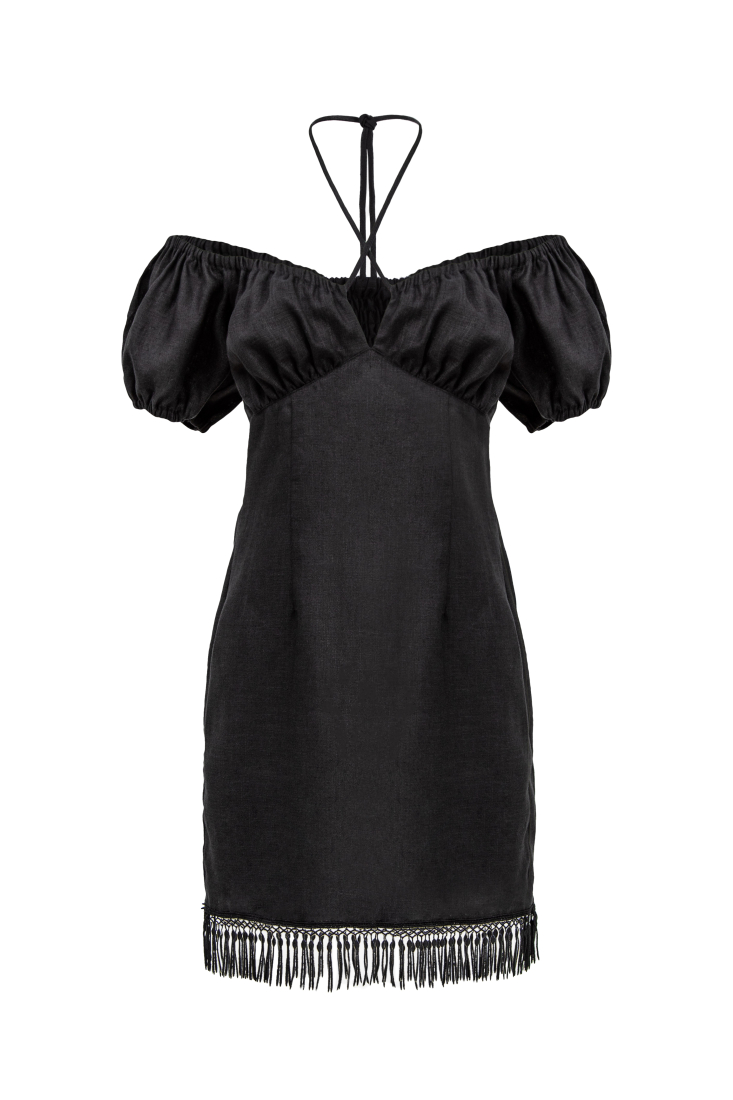 Dress 4127-01 Black from BRUSNiKA