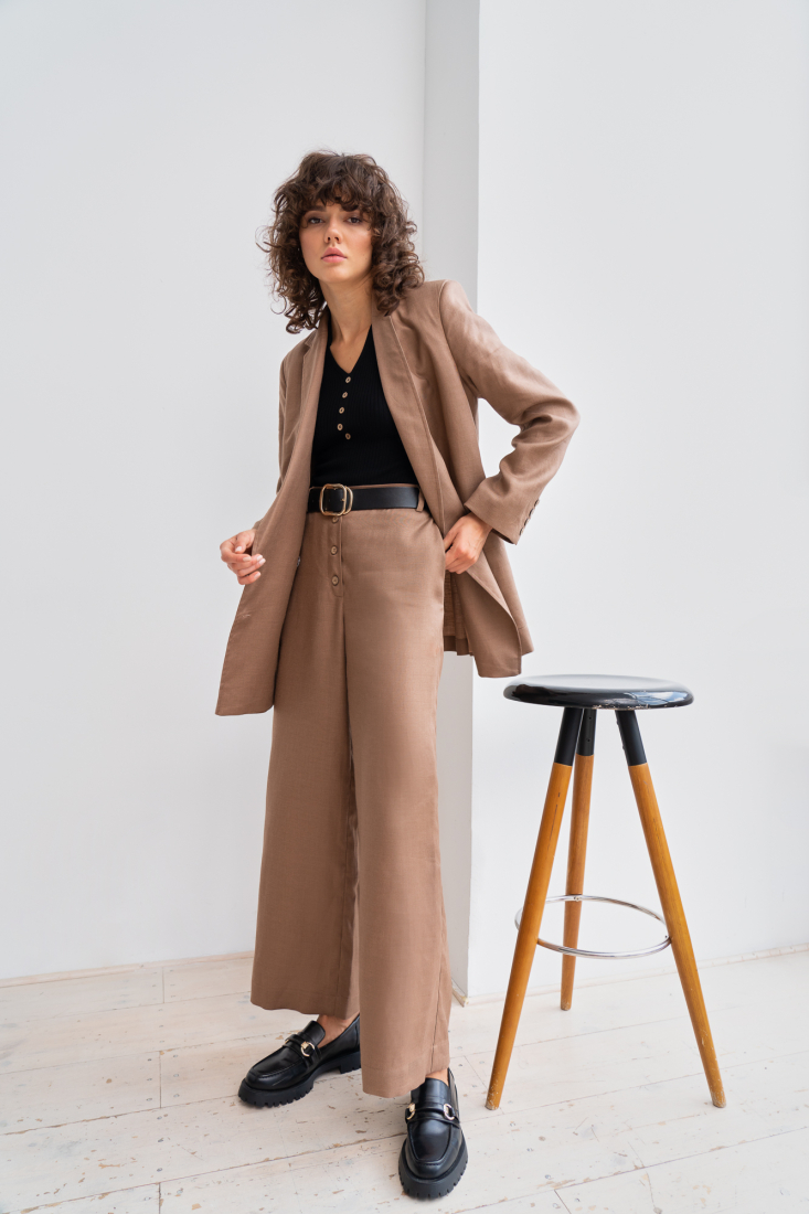 Trousers 3501-15 Brown from BRUSNiKA