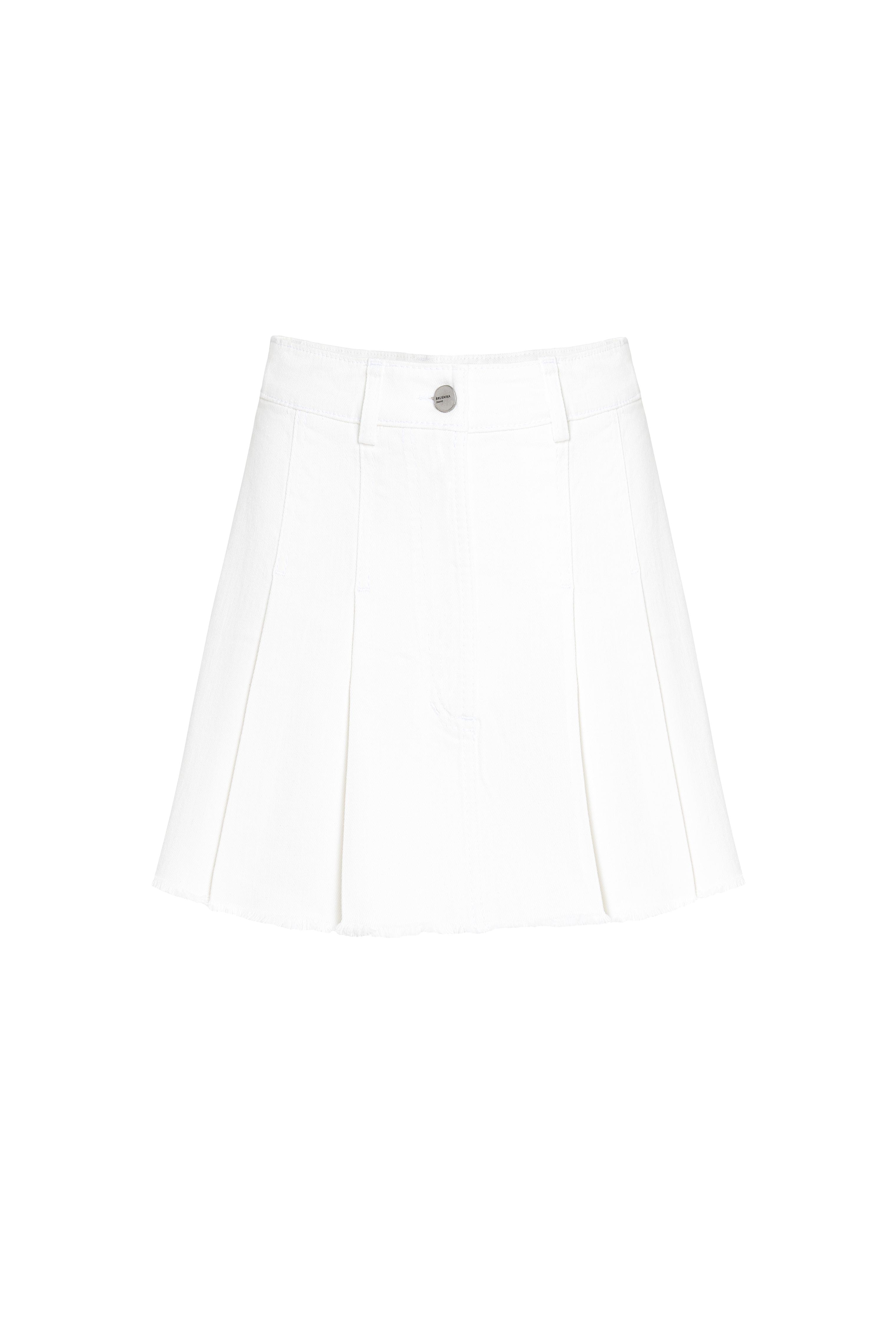 Skirt 4637-02 White from BRUSNiKA