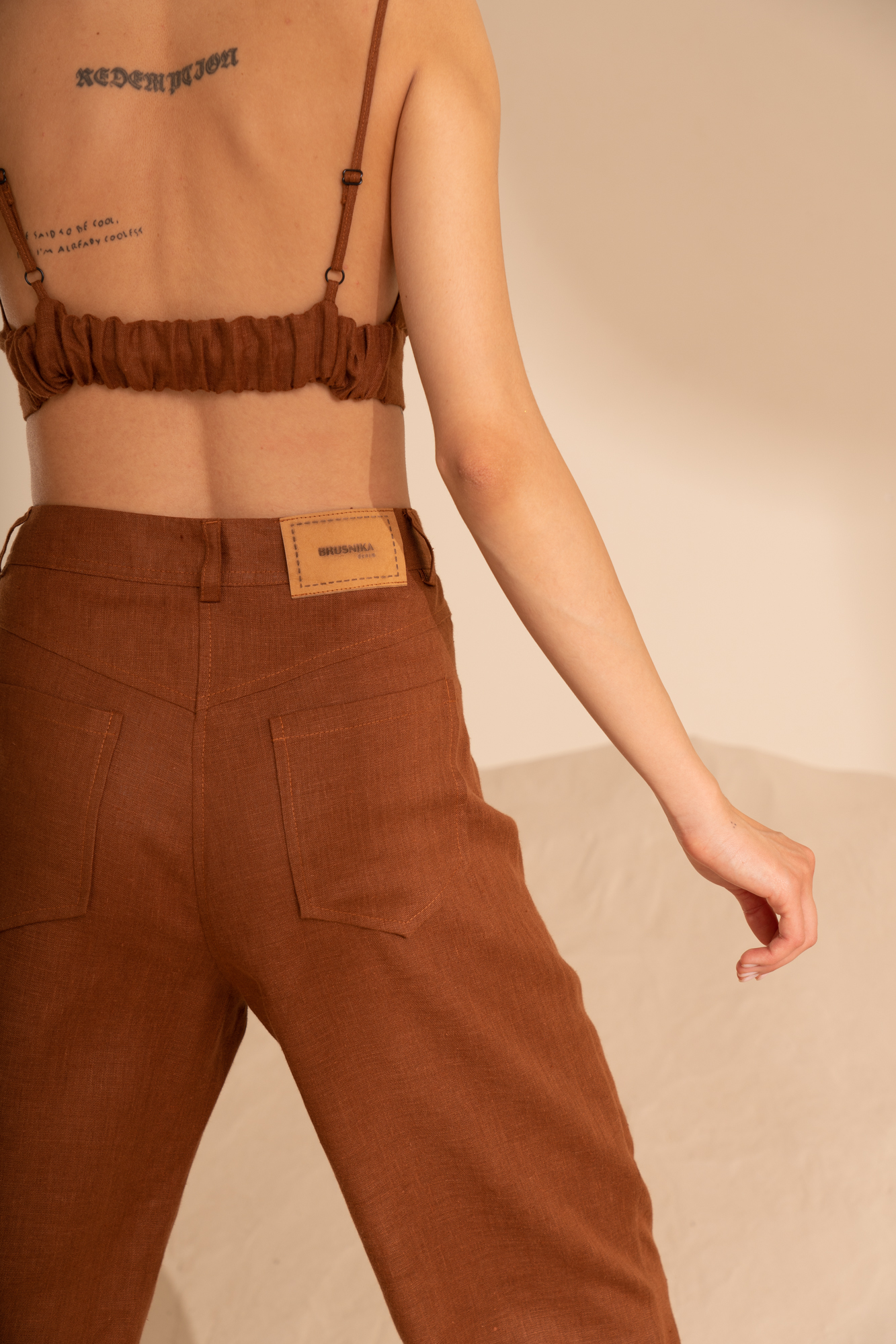Trousers 3490-15 Brown from BRUSNiKA
