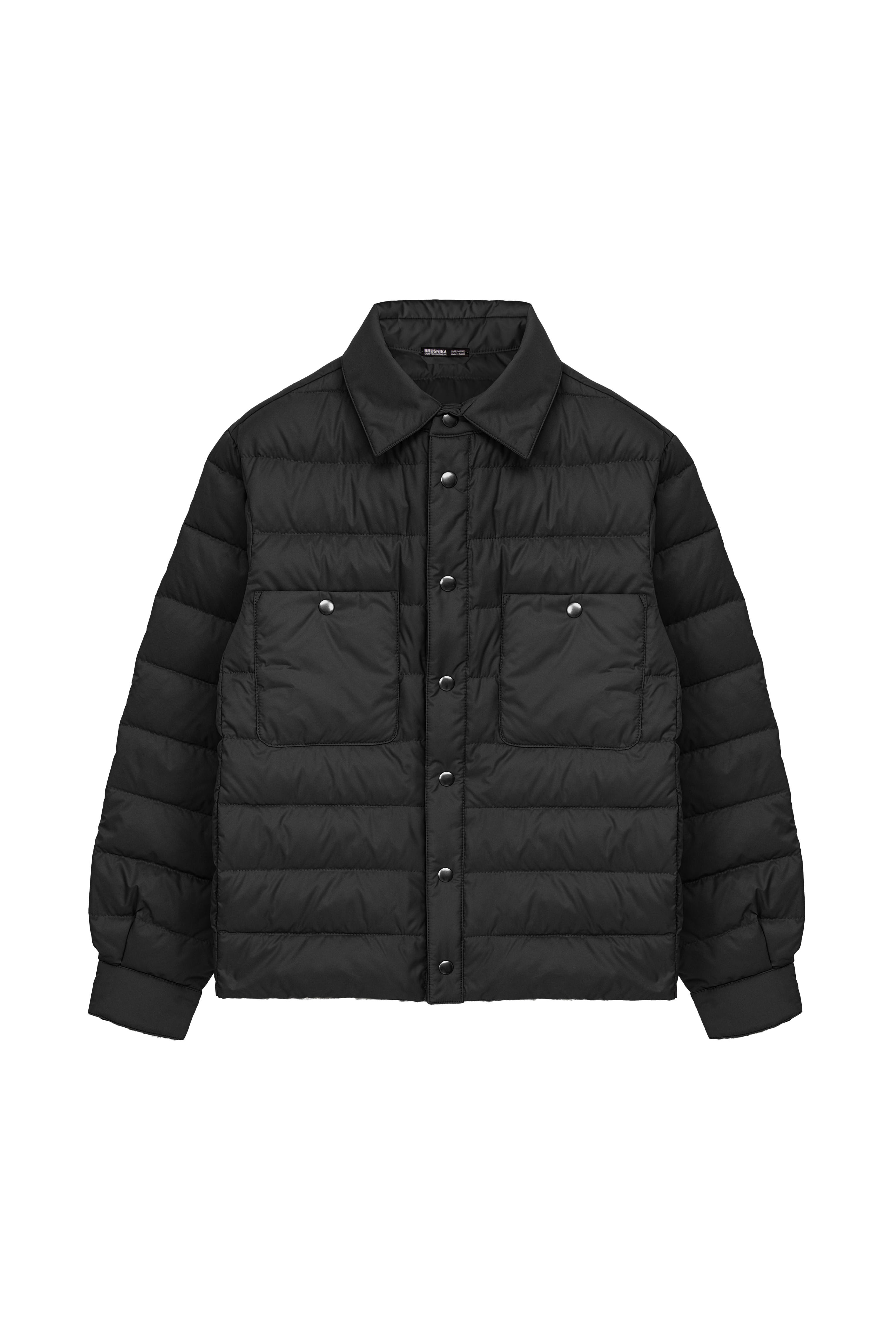 Down jacket 4460-01 Black from BRUSNiKA