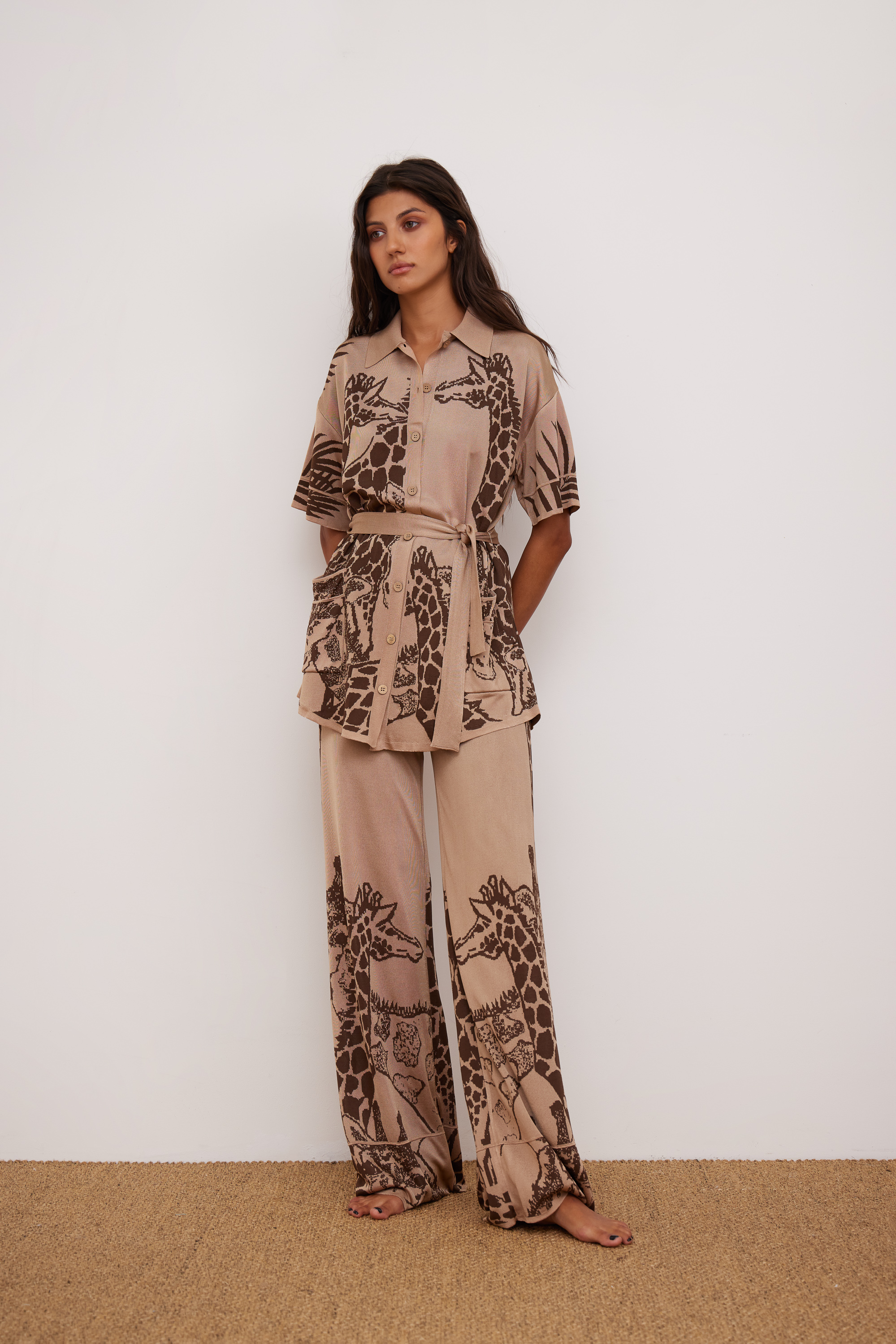 Trousers 3536-03 beige from BRUSNiKA
