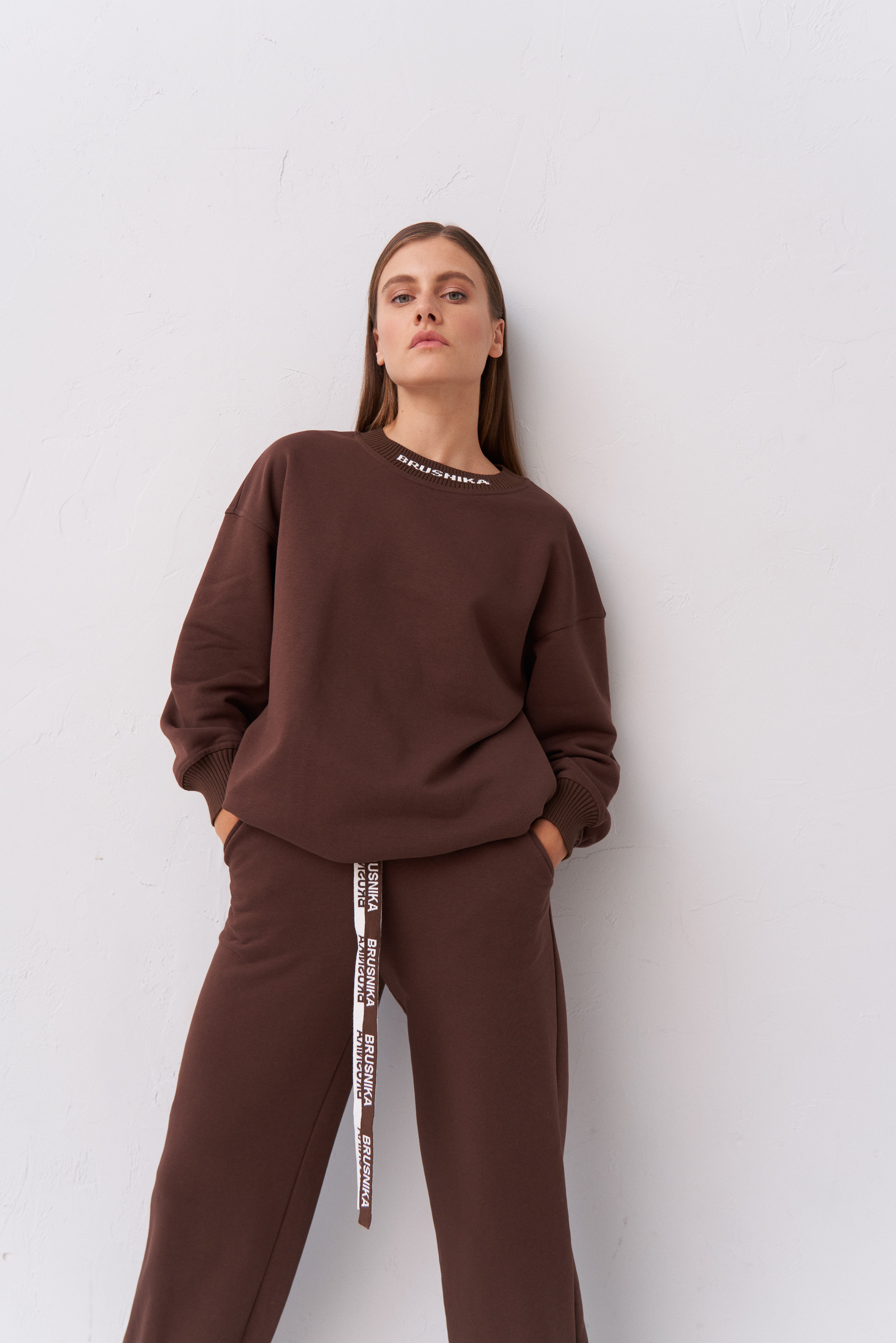 Trousers 3584-80 Chocolate from BRUSNiKA