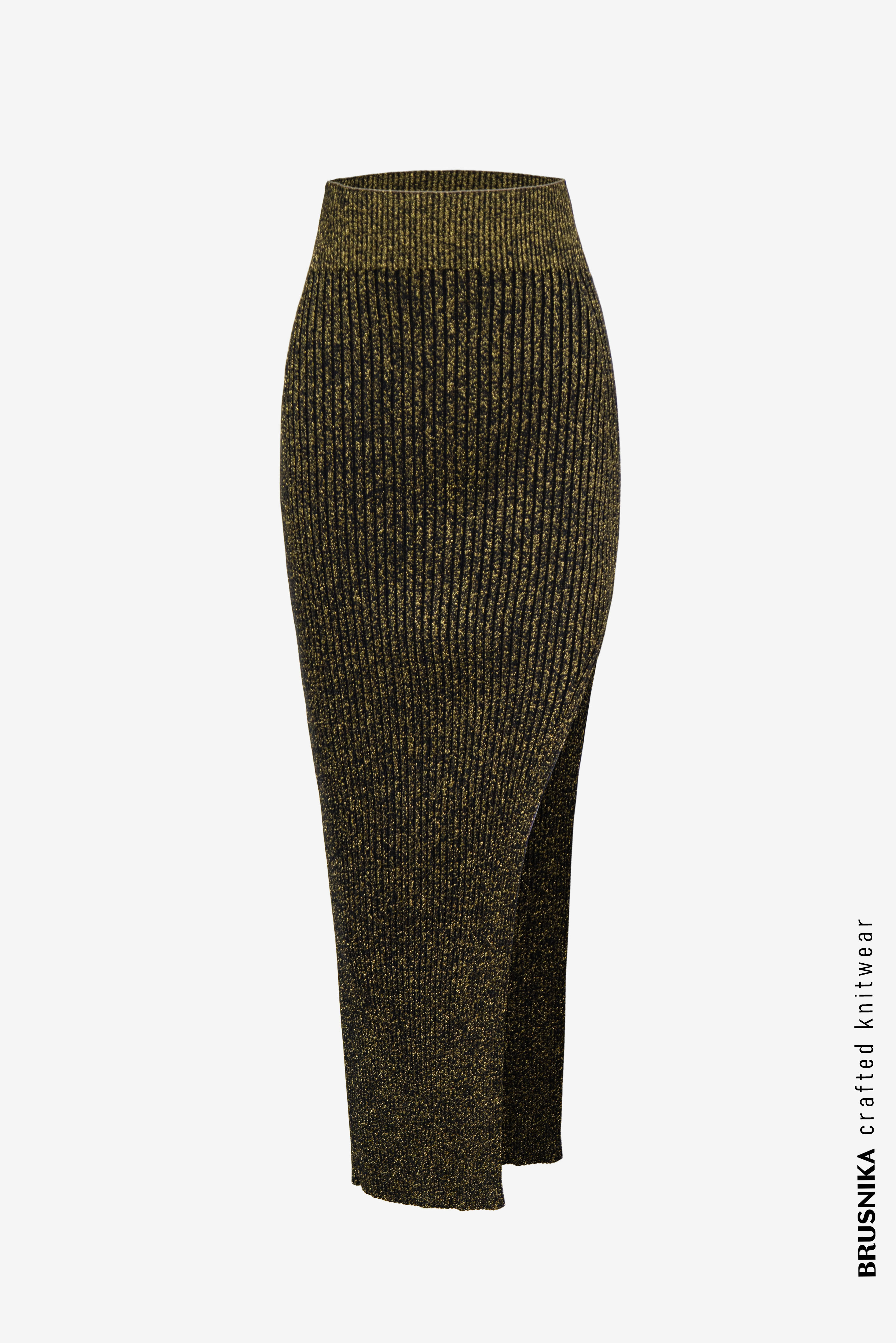 Skirt 3735-87 Black/gold from BRUSNiKA