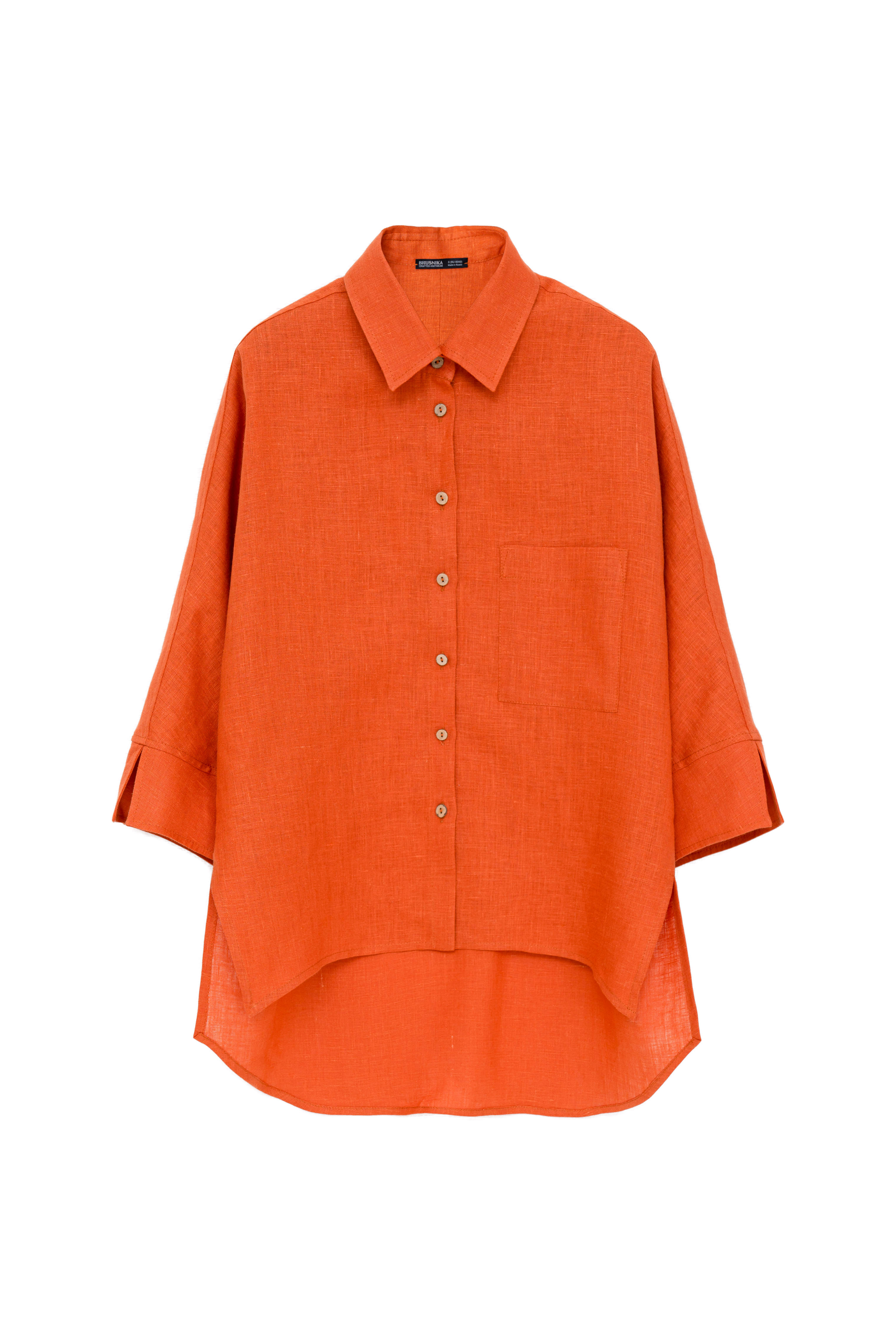 Shirt 4078-48 Orange from BRUSNiKA