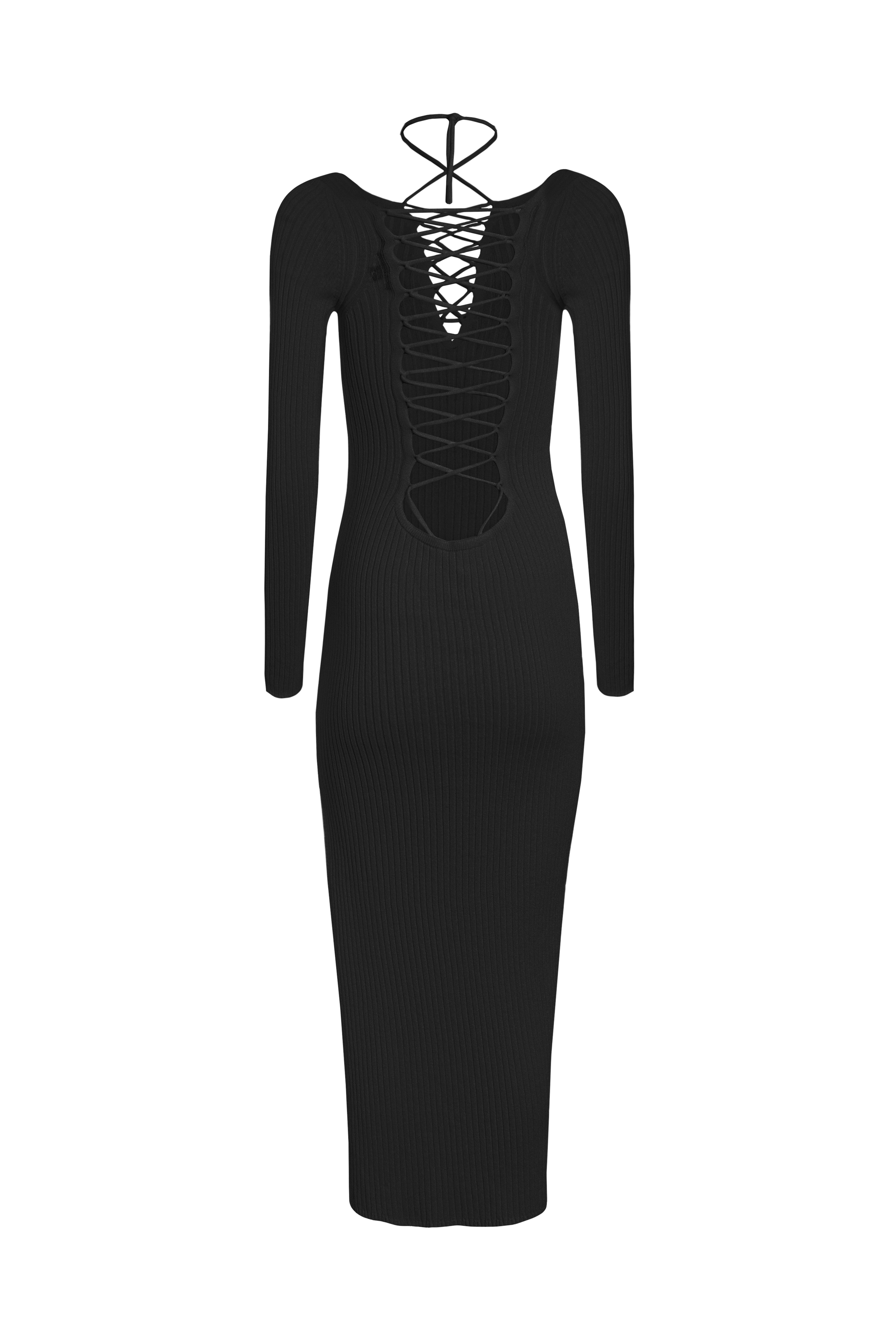 Dress 3871-01 Black from BRUSNiKA