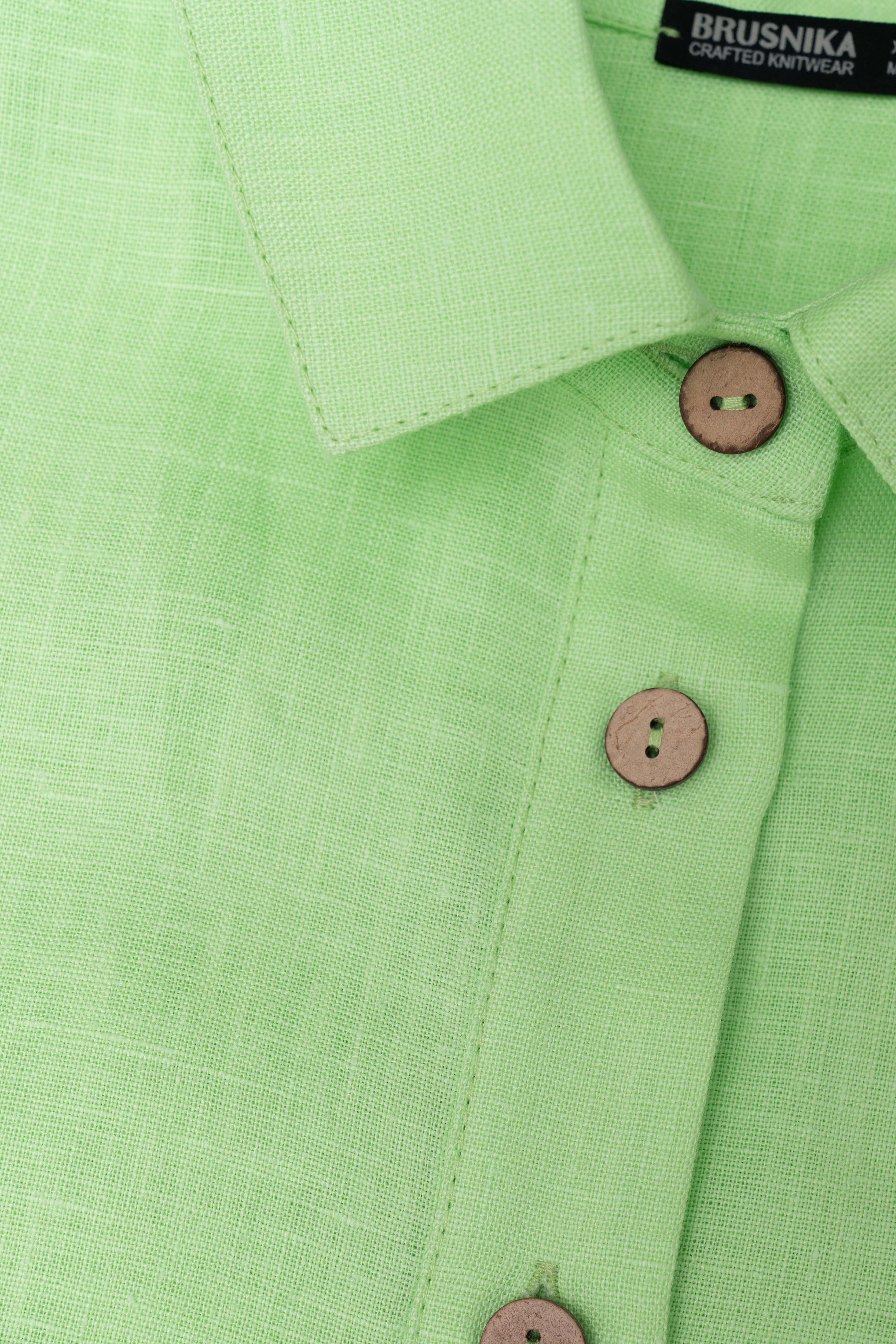 Shirt 4606-22 Light-green from BRUSNiKA