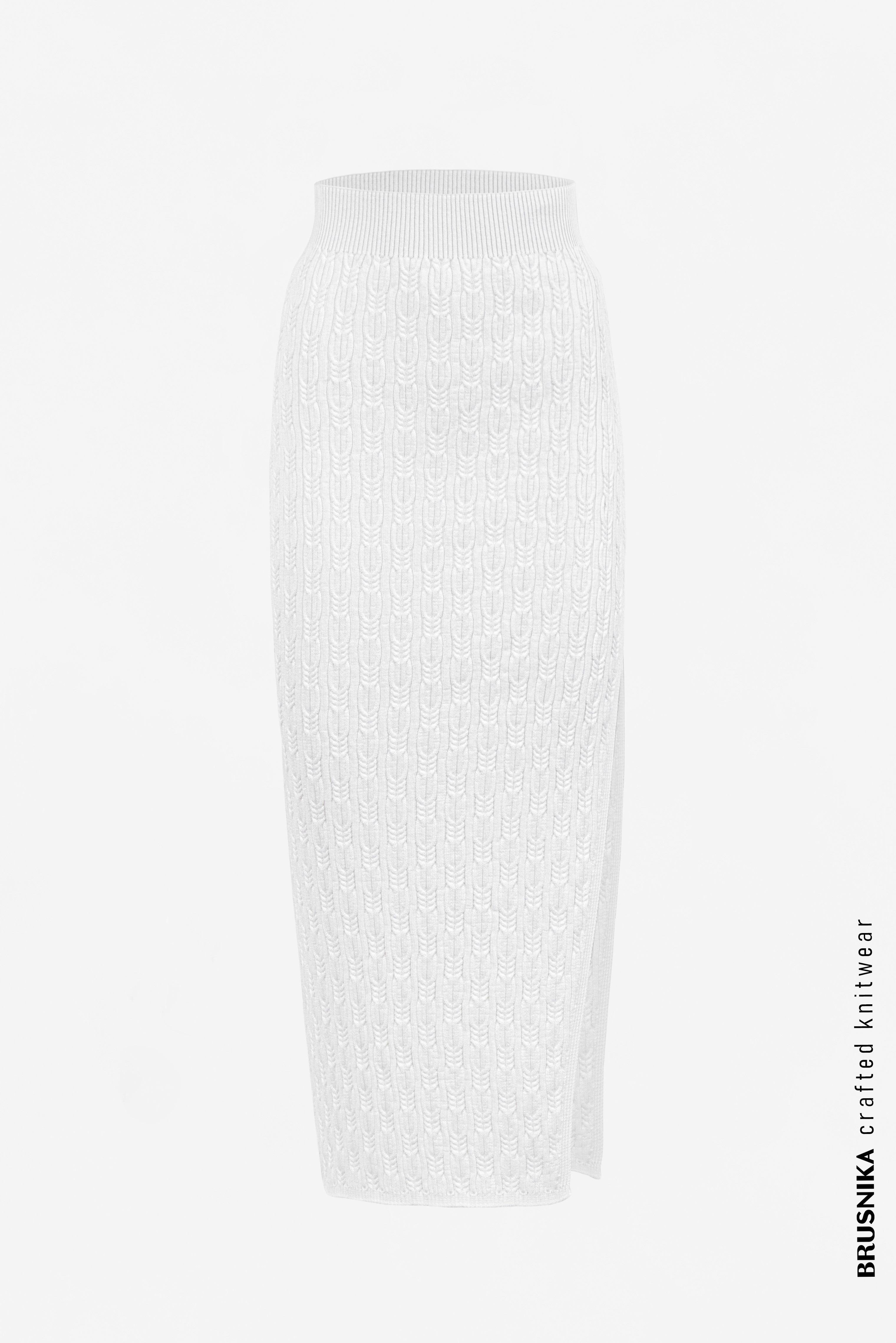 Skirt 3943-02 White from BRUSNiKA