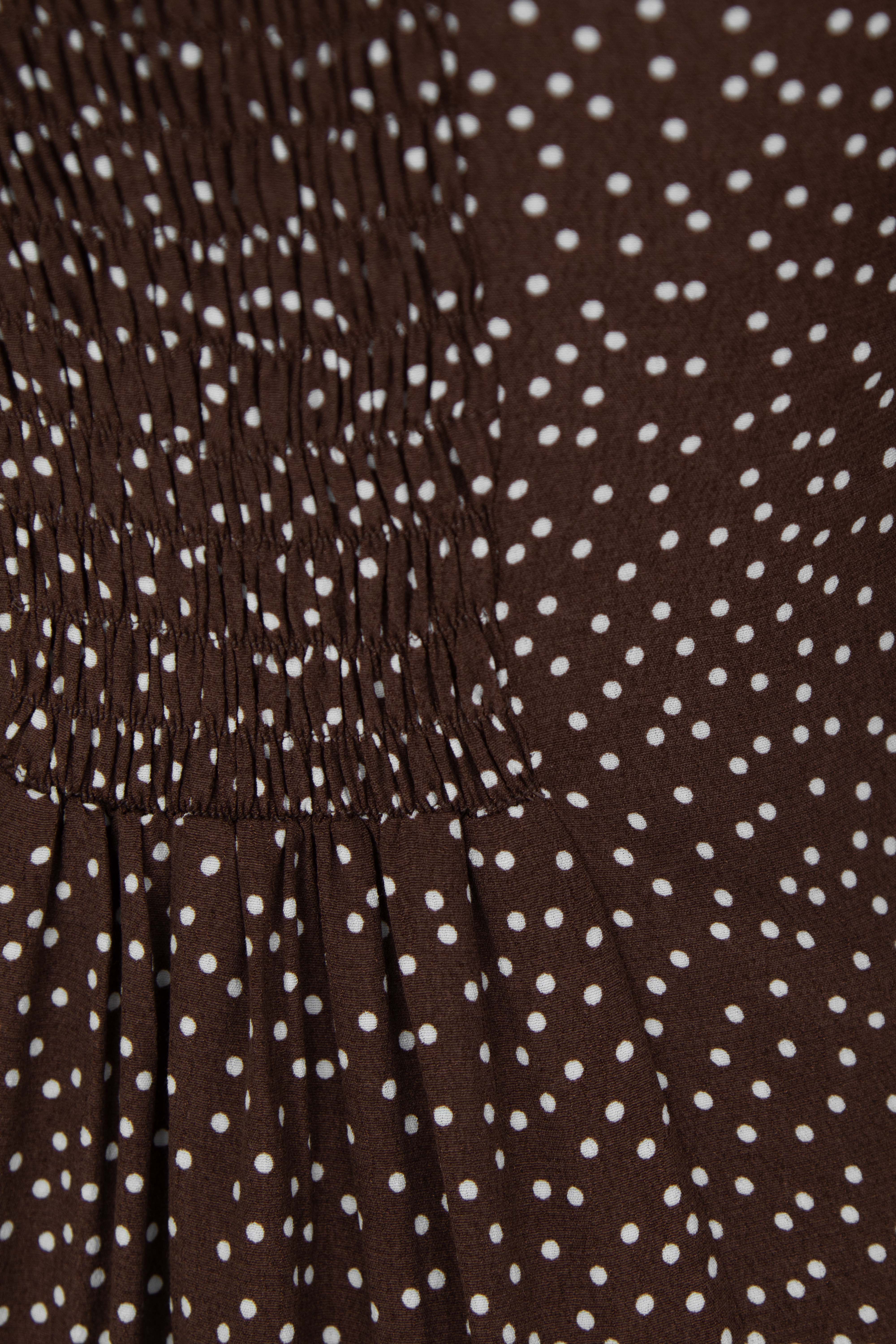 Dress 4190-80 Chocolate from BRUSNiKA