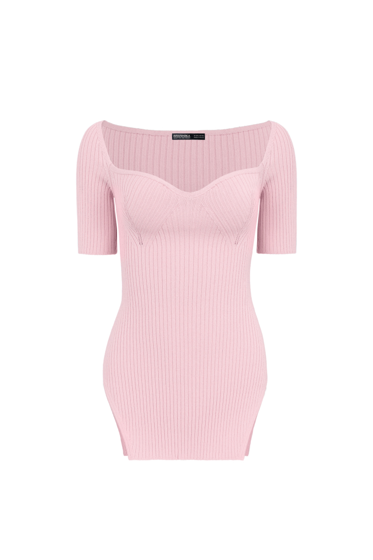 Top 3497-163 Dusty pink from BRUSNiKA