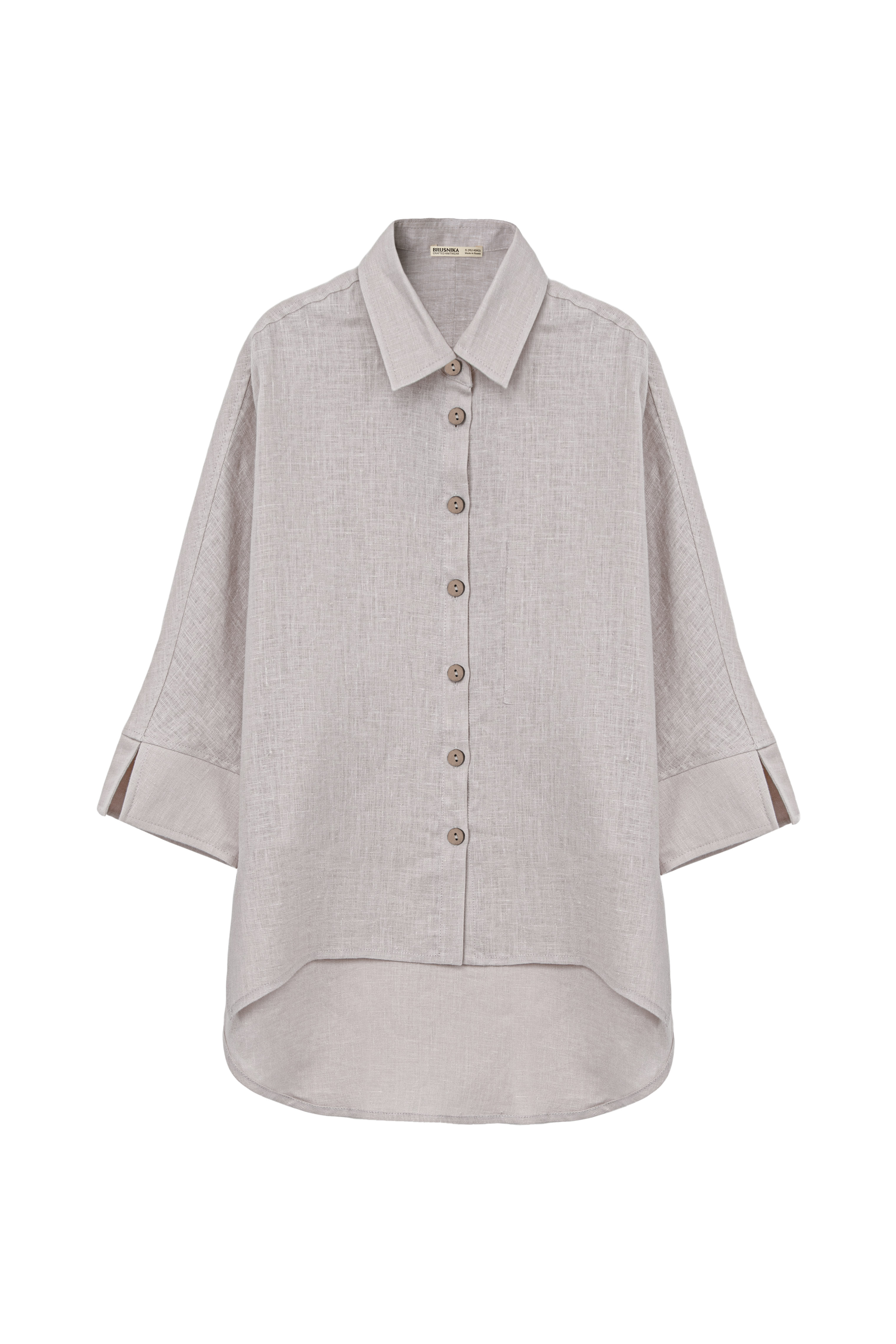 Shirt 4078-04 Grey from BRUSNiKA