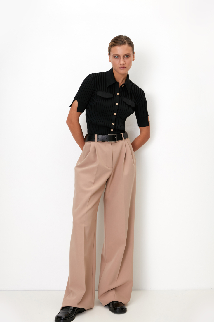 Trousers 4483-03 beige from BRUSNiKA