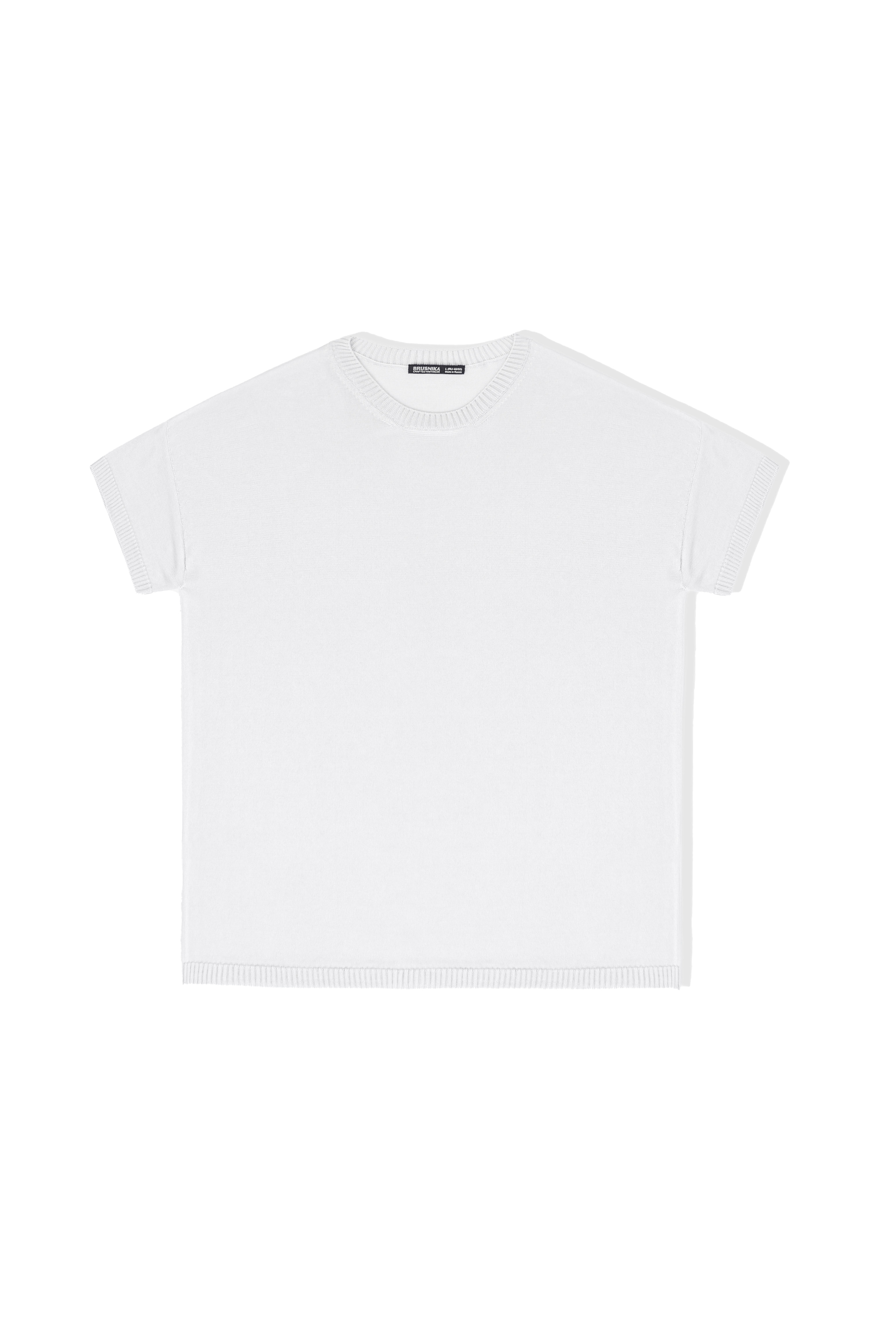 T-shirt 3426-02 White from BRUSNiKA