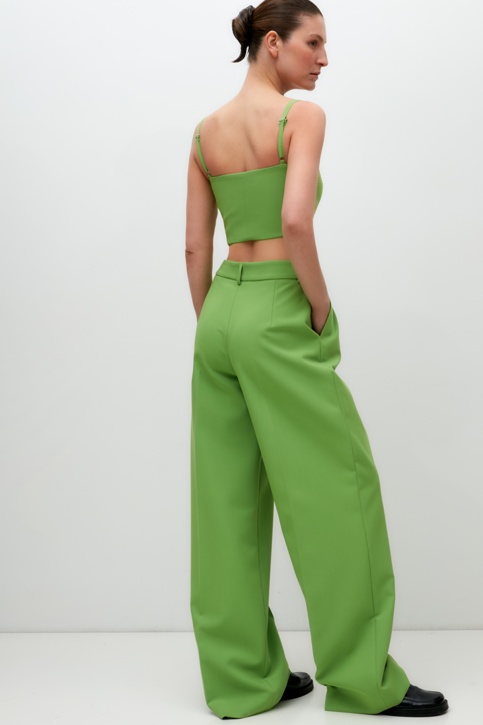Trousers 4483-08 Green from BRUSNiKA