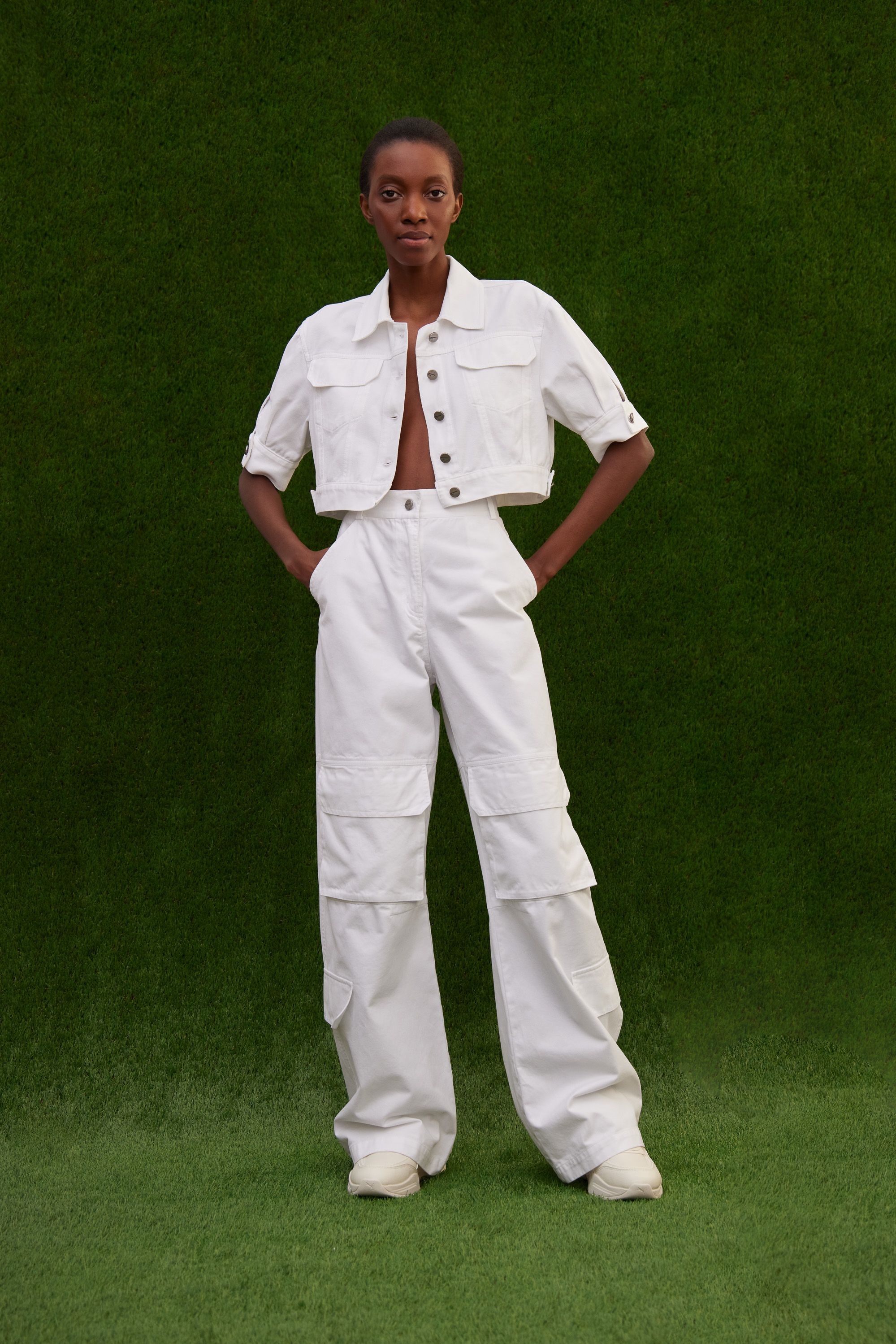 Trousers 3945-02 White from BRUSNiKA