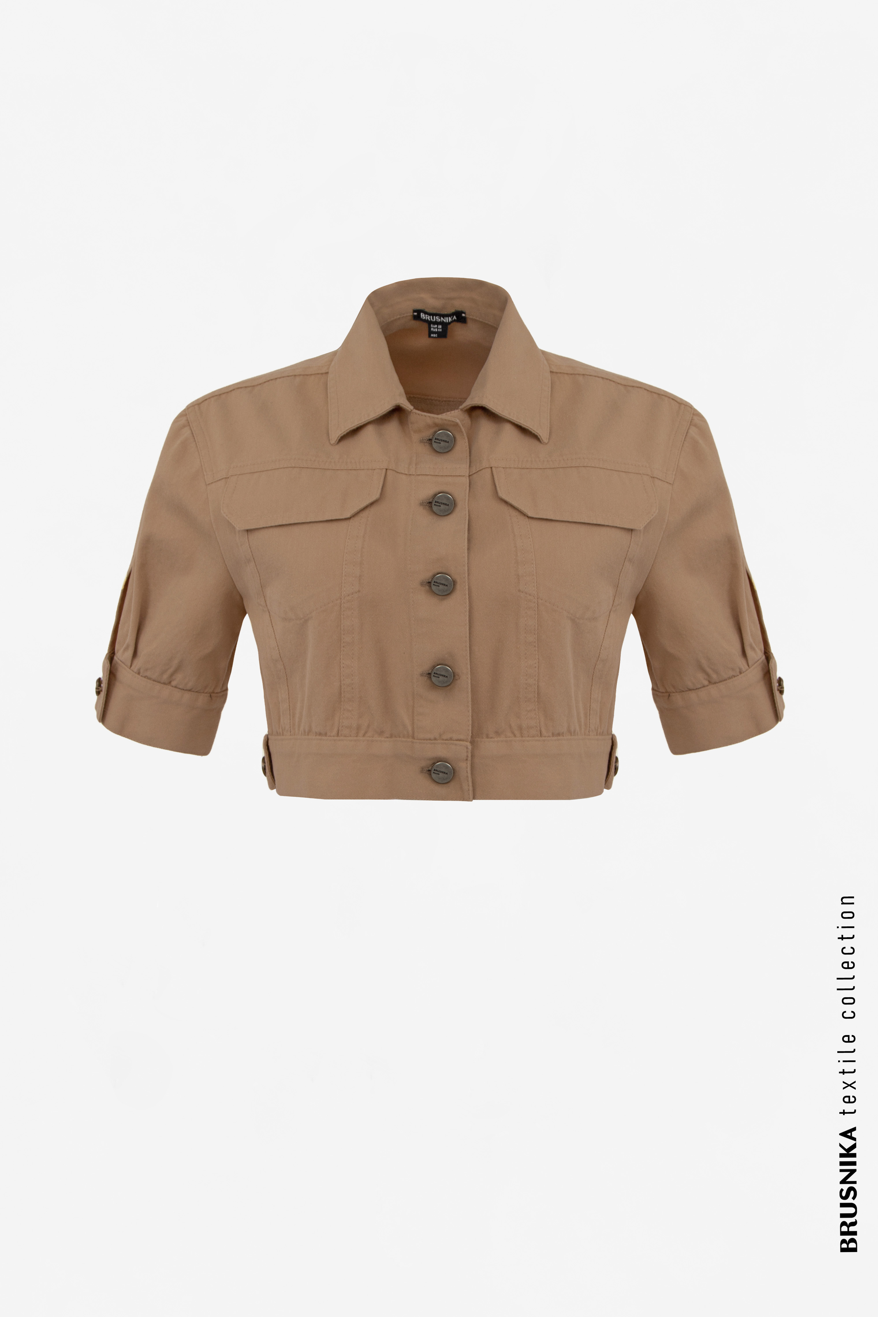 Shirt 3946-15.1 Light Brown . from BRUSNiKA