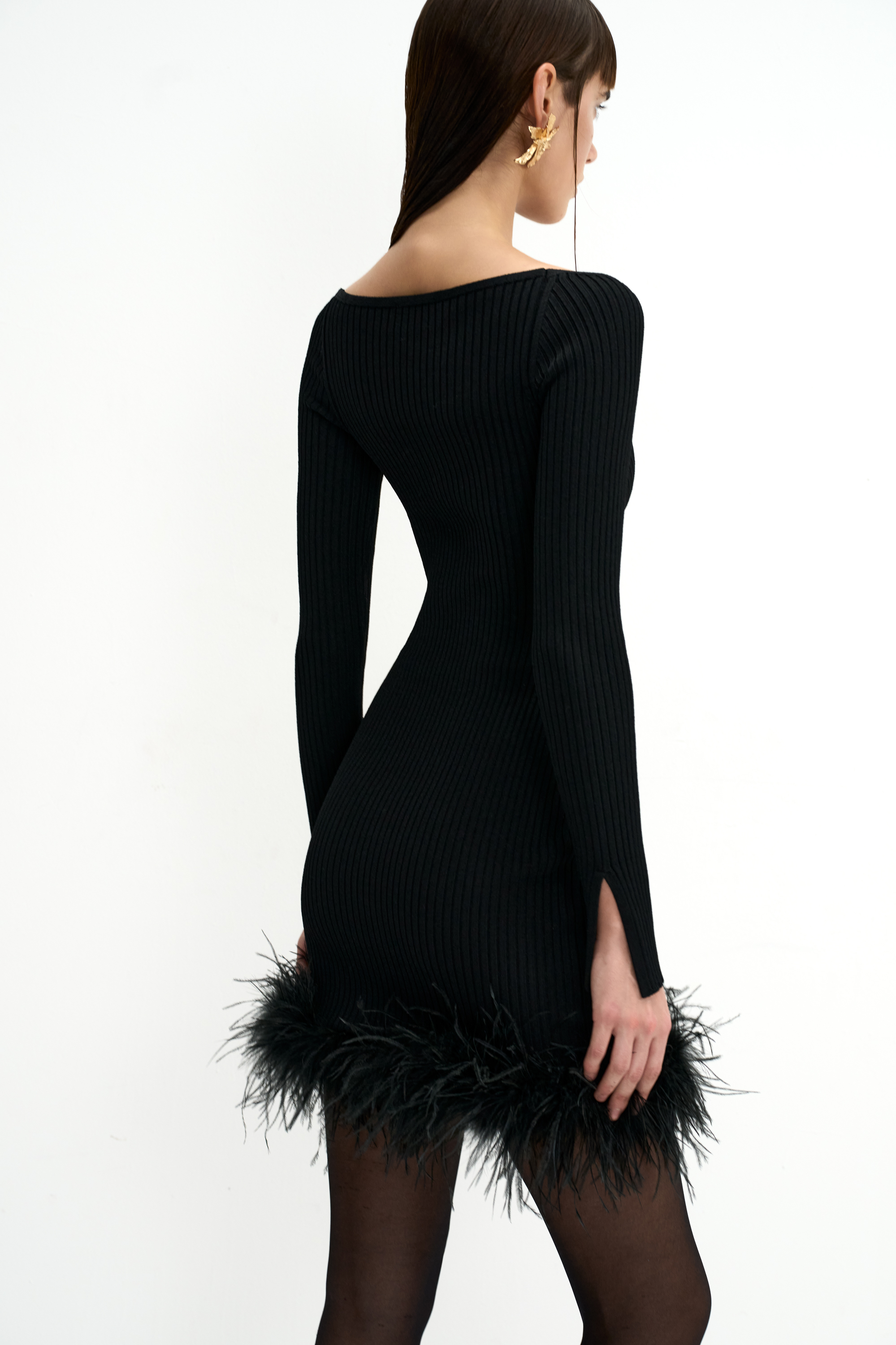 Dress 4978-01 Black from BRUSNiKA