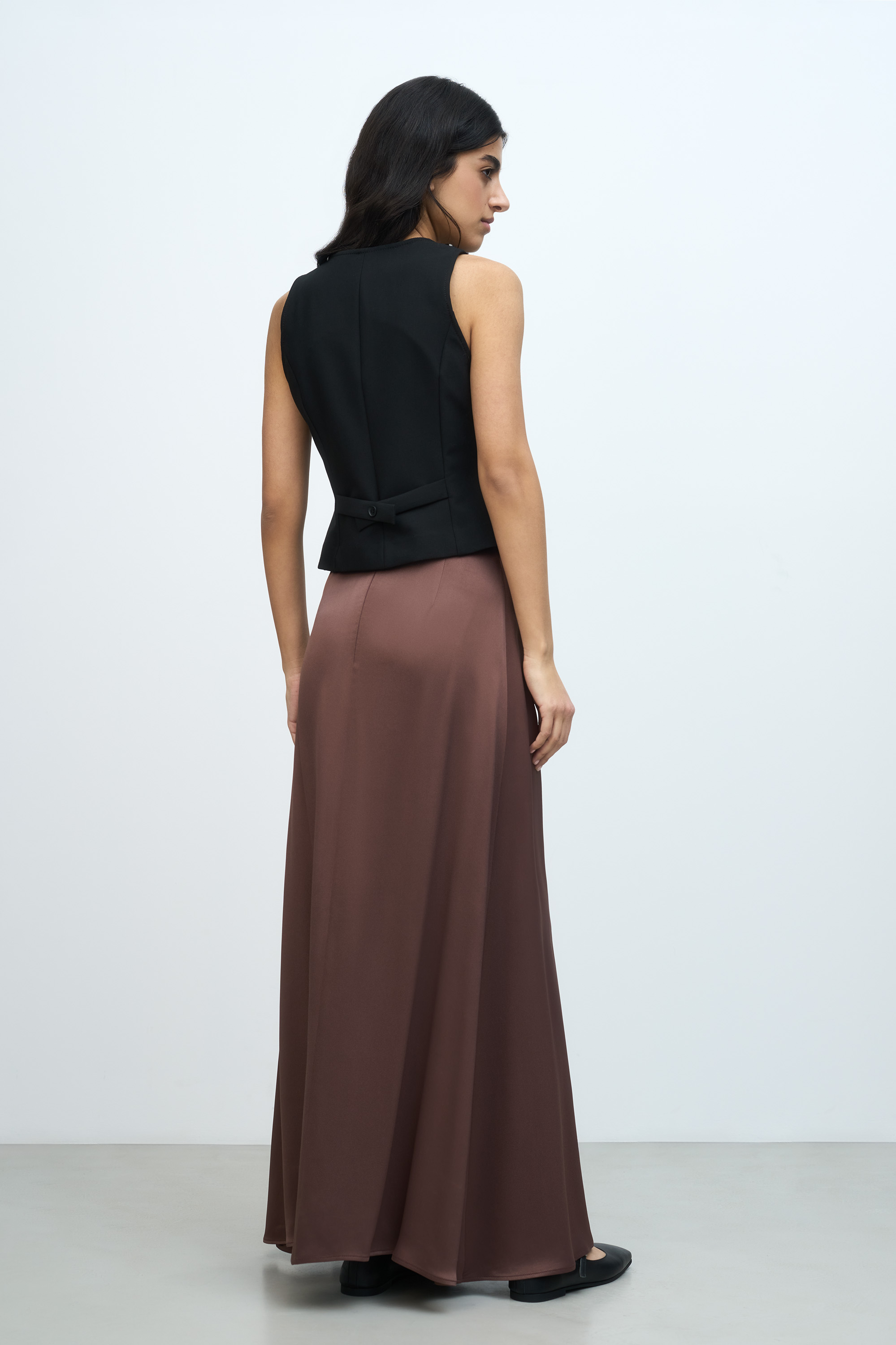 Skirt 4634-60 Dark brown from BRUSNiKA