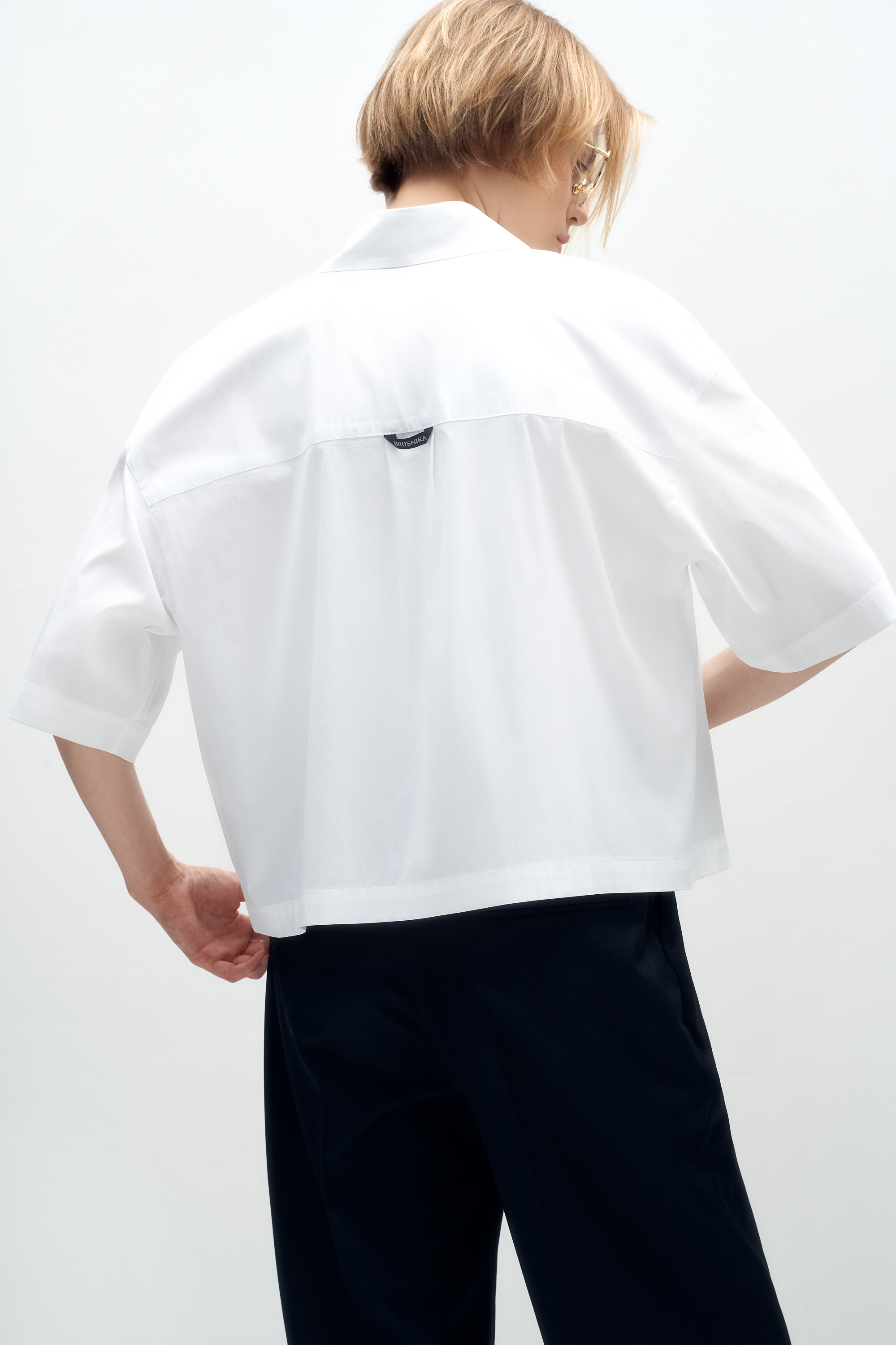 Shirt 4727-02 White from BRUSNiKA