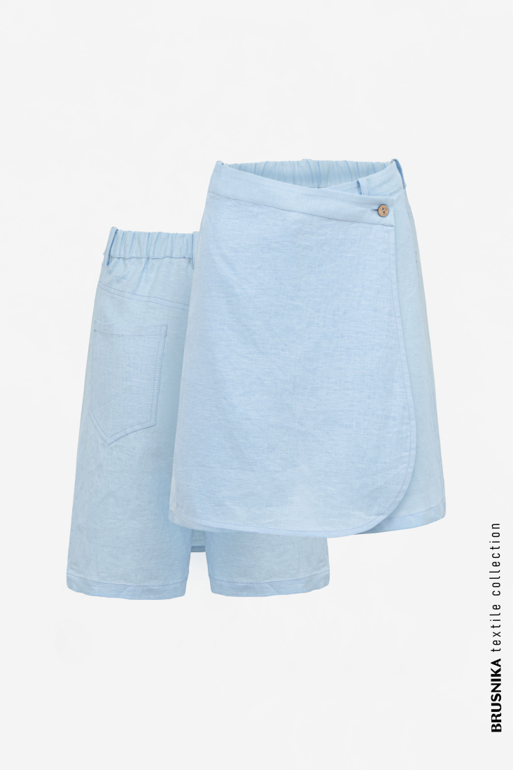 Skirt-shorts 4124-07 Blue from BRUSNiKA