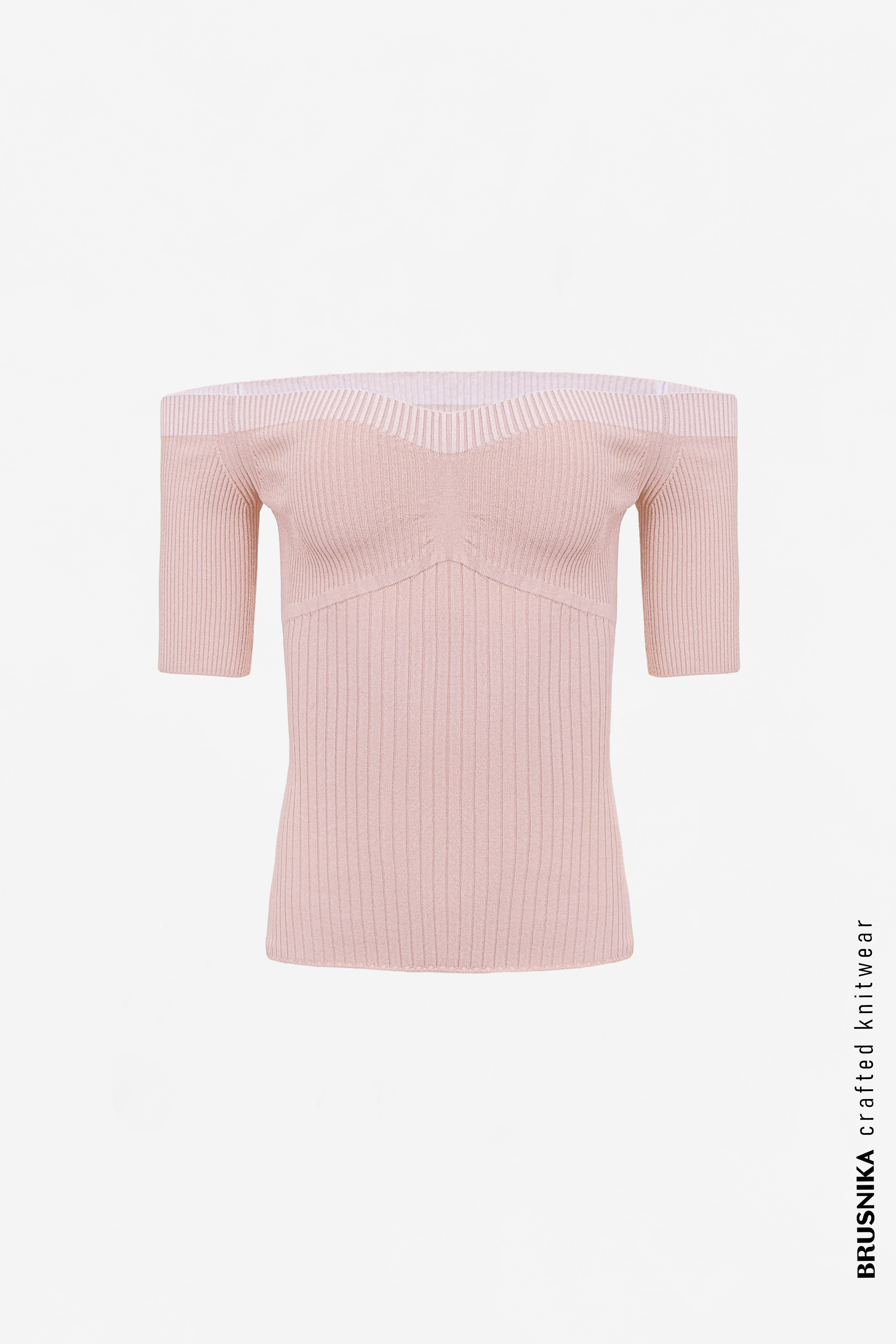 Top 2773-163 Dusty pink from BRUSNiKA