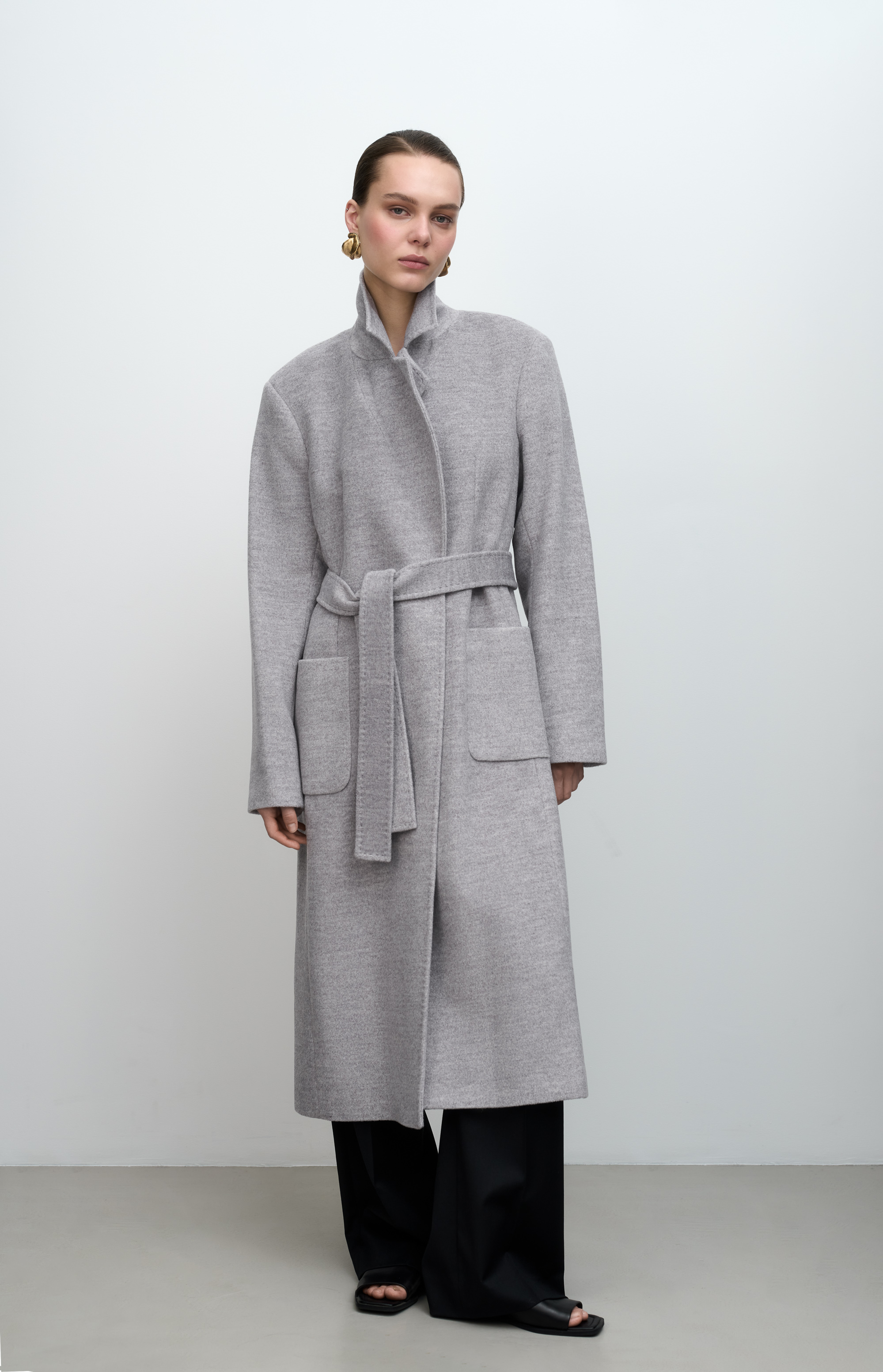 Coat 3585-04 Grey from BRUSNiKA