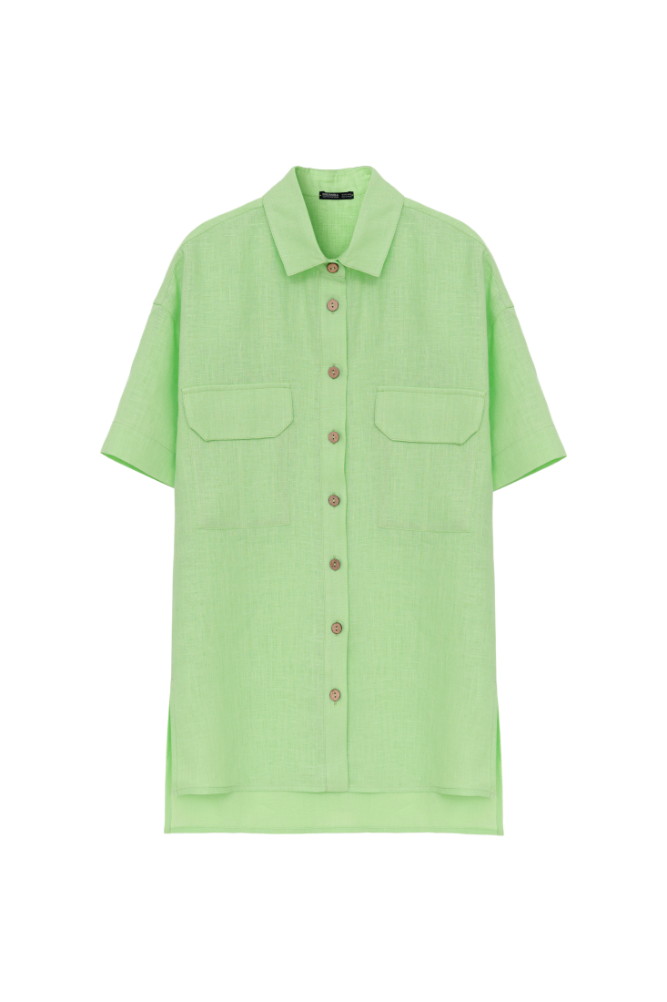 Shirt 4606-22 Light-green from BRUSNiKA