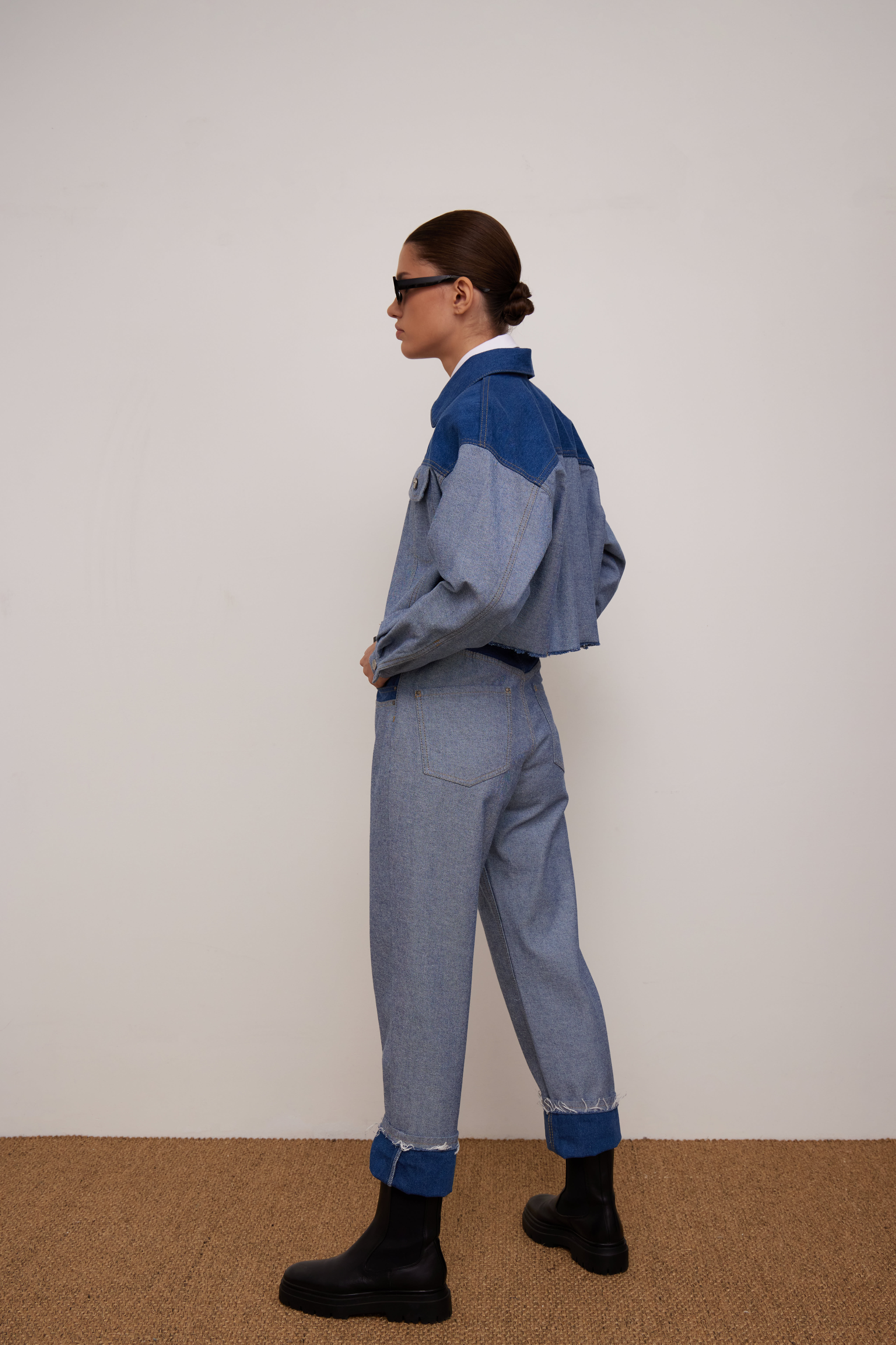 Trousers 4240-07 Blue from BRUSNiKA