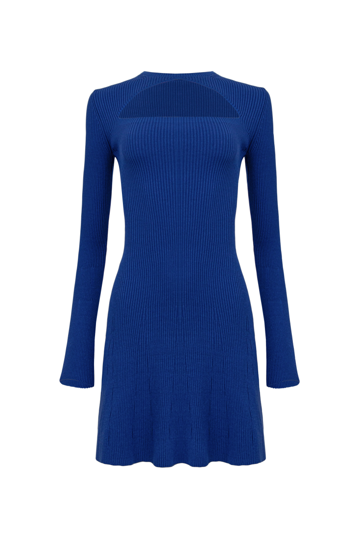 Dress 3937-06 Dark blue from BRUSNiKA