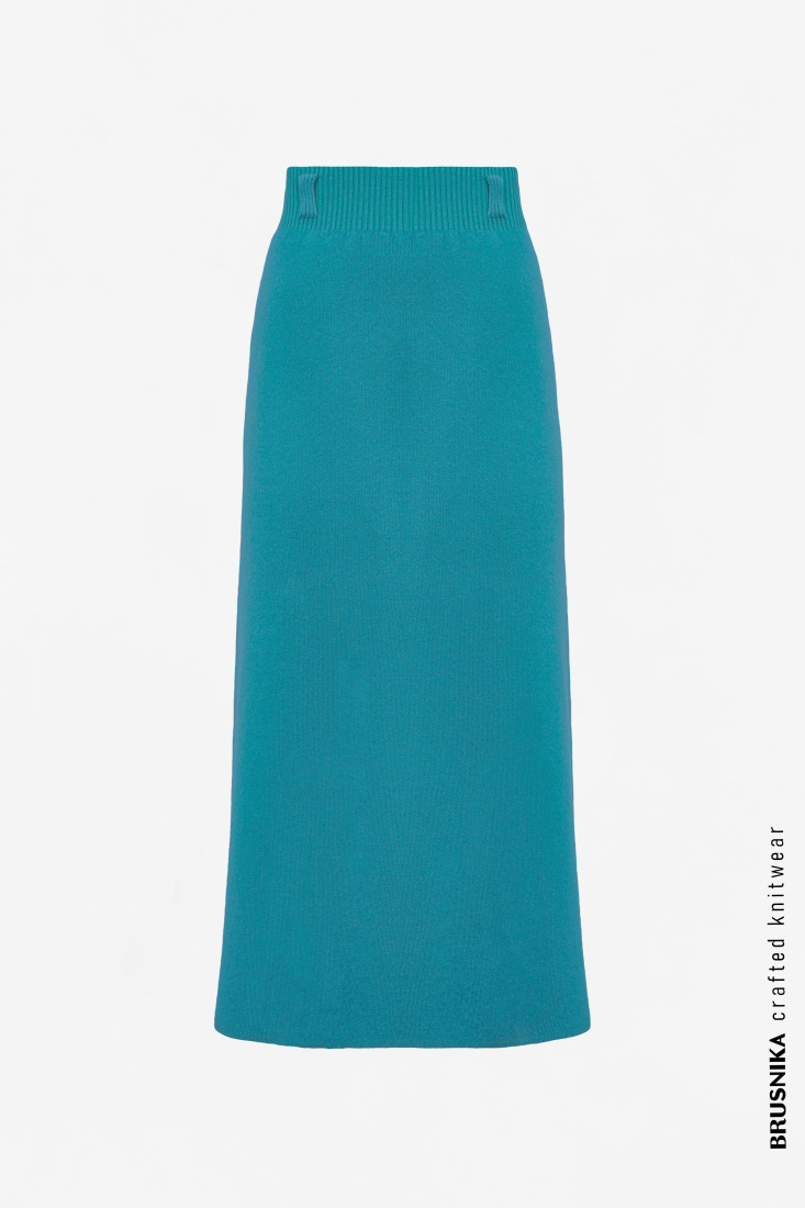 Skirt 3831-46 Light turquoise from BRUSNiKA