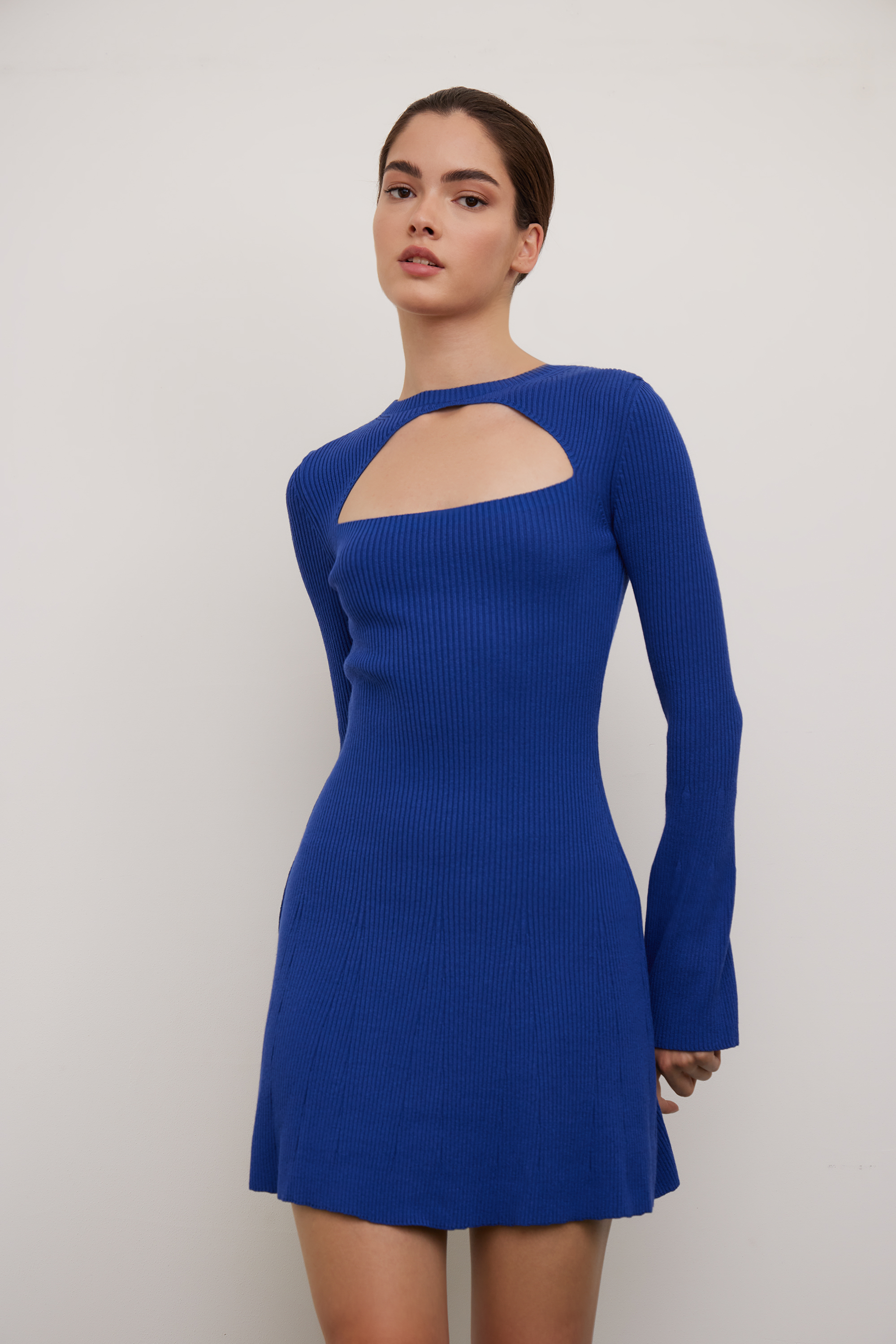 Dress 3937-06 Dark blue from BRUSNiKA