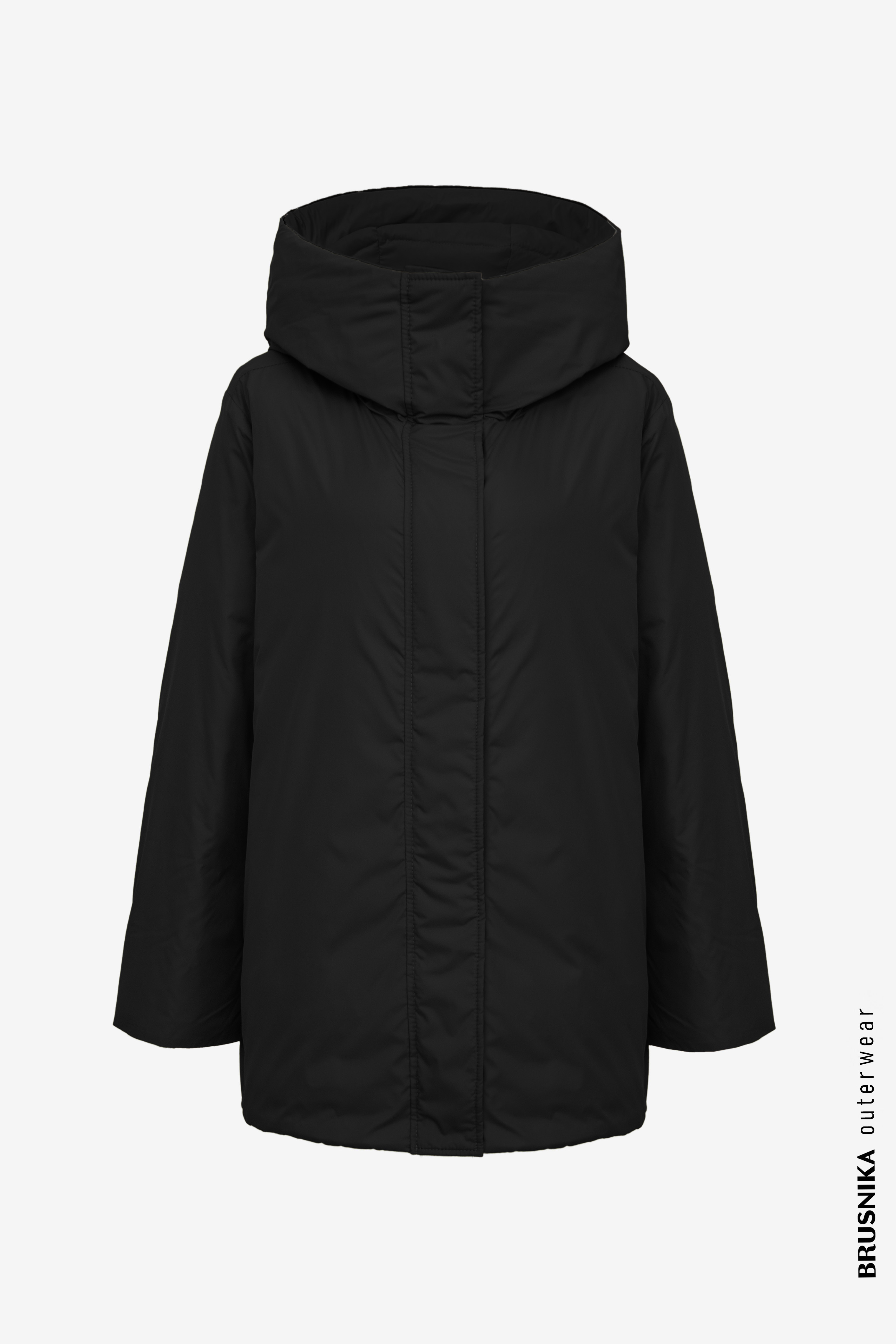 Down jacket 3809-01 Black from BRUSNiKA