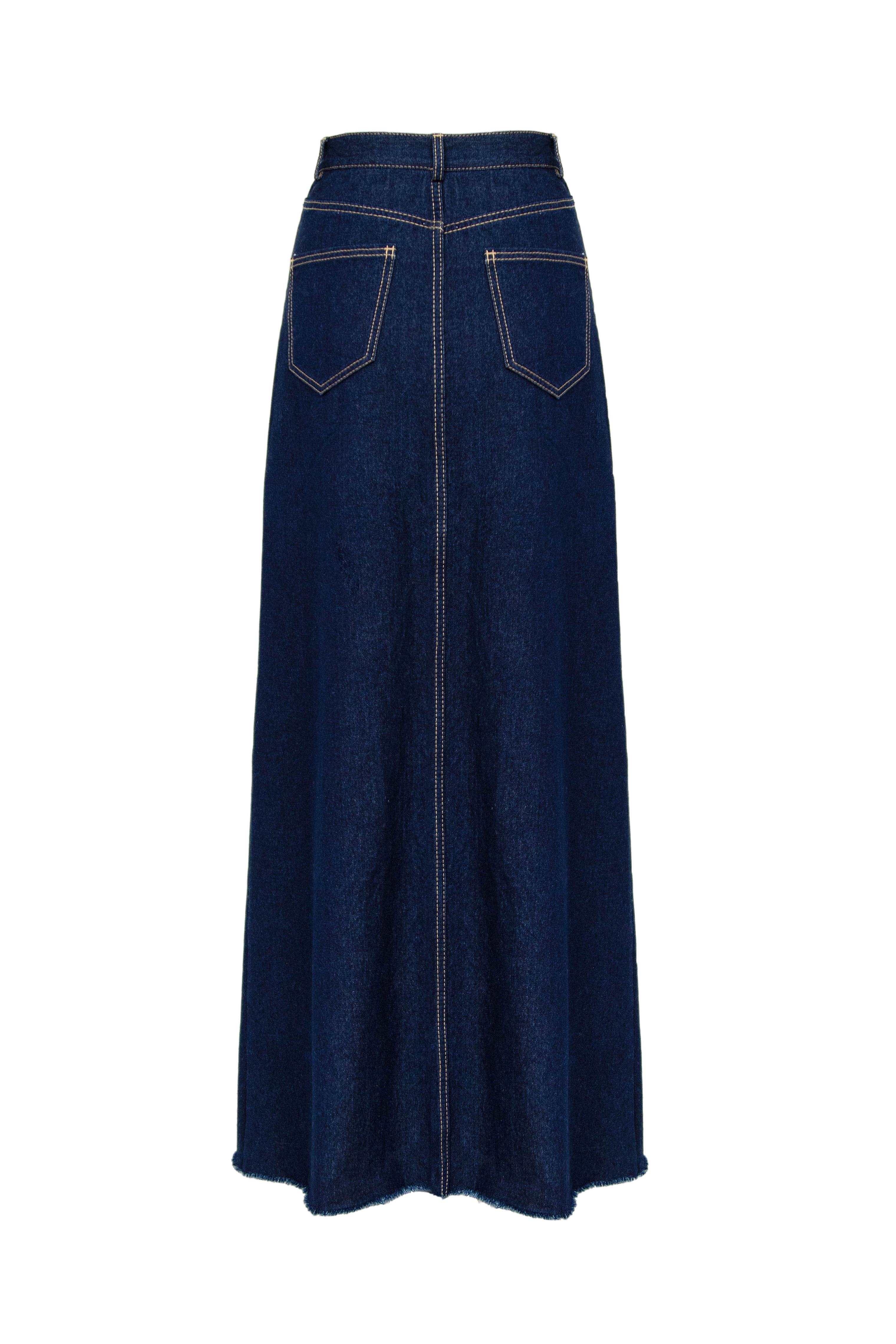 Skirt 4379-43 dark blue from BRUSNiKA