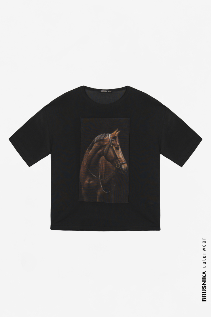 T-shirt 4290-01 Black from BRUSNiKA