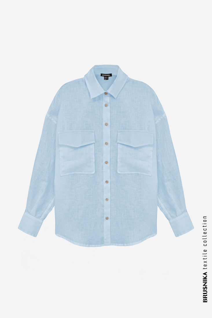 Shirt 4081-07 Blue from BRUSNiKA