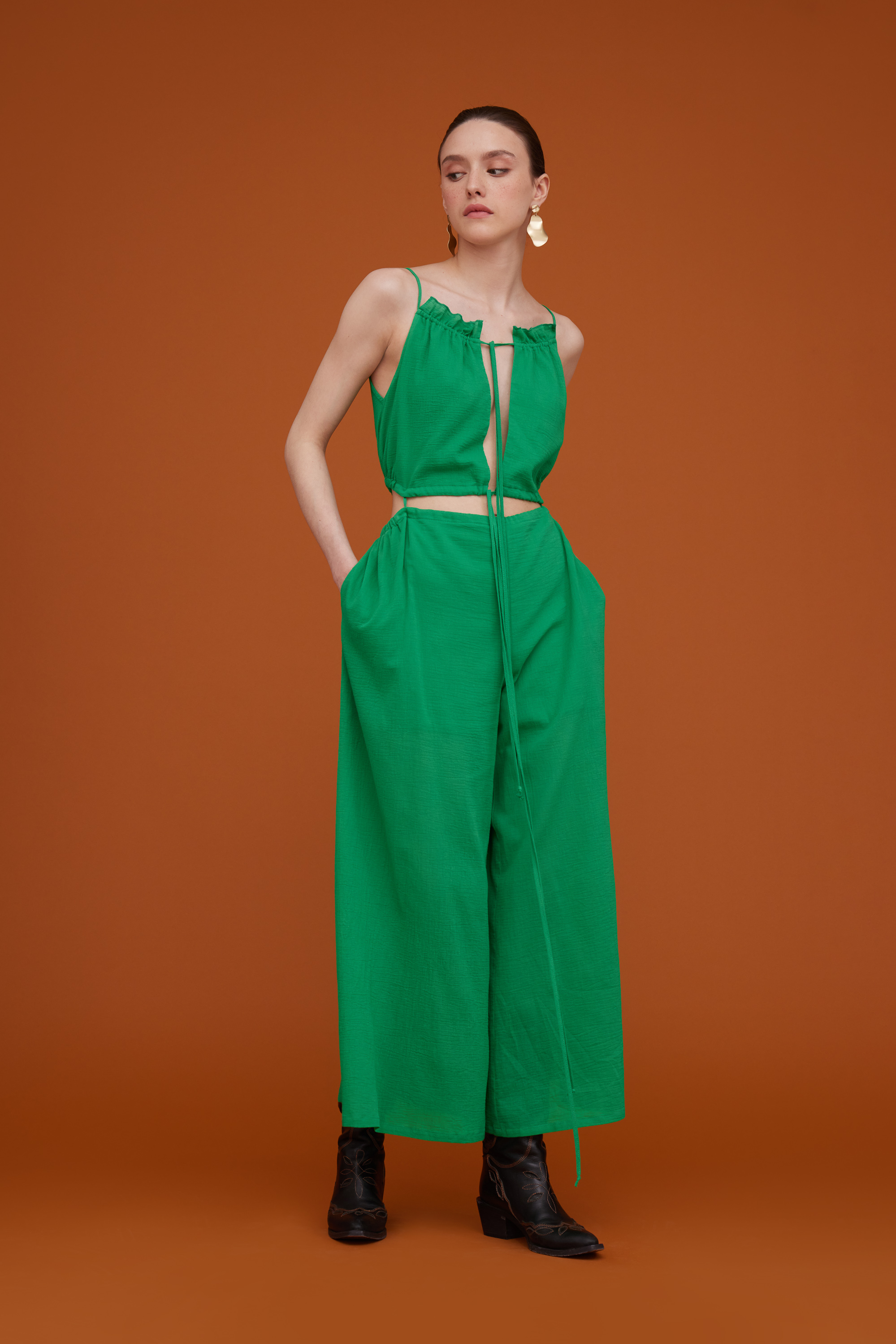 Overall 3908-08 Green from BRUSNiKA