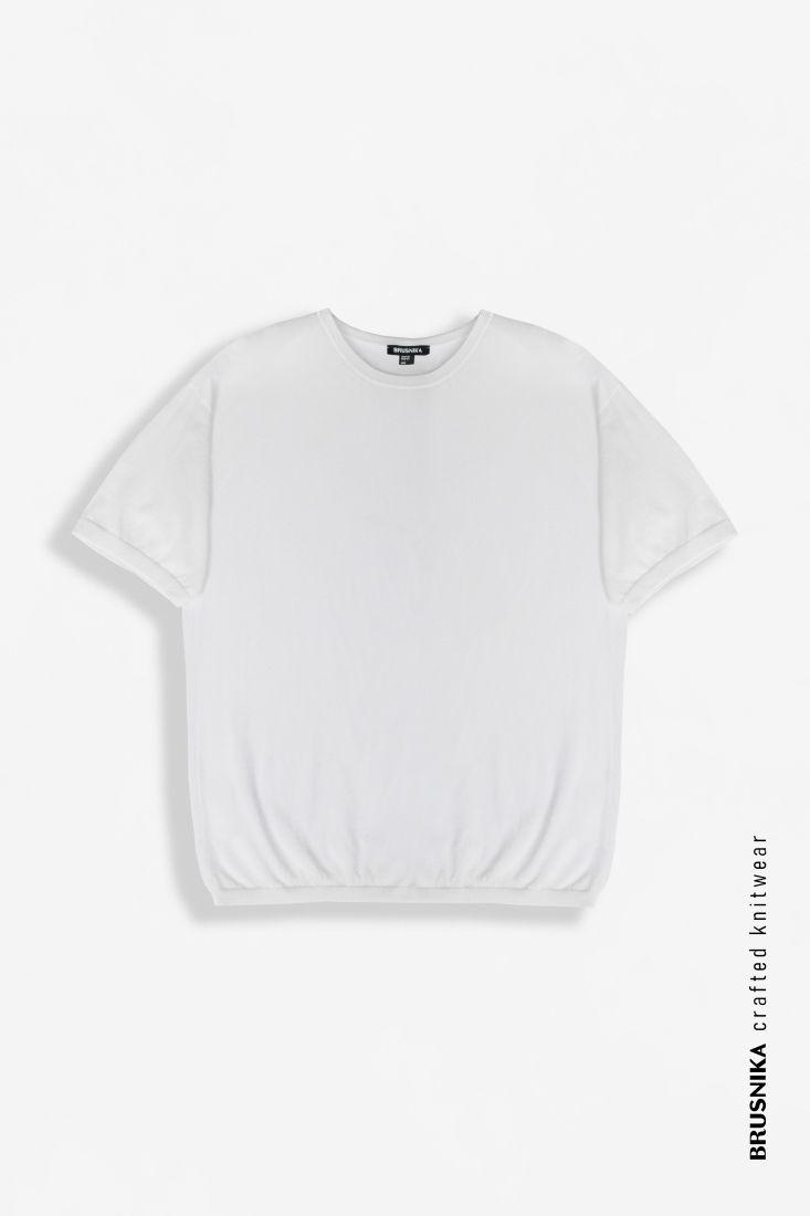 T-shirt 3398-02 White from BRUSNiKA