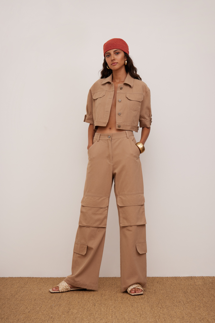 Trousers 3945-15.1 Light Brown . from BRUSNiKA
