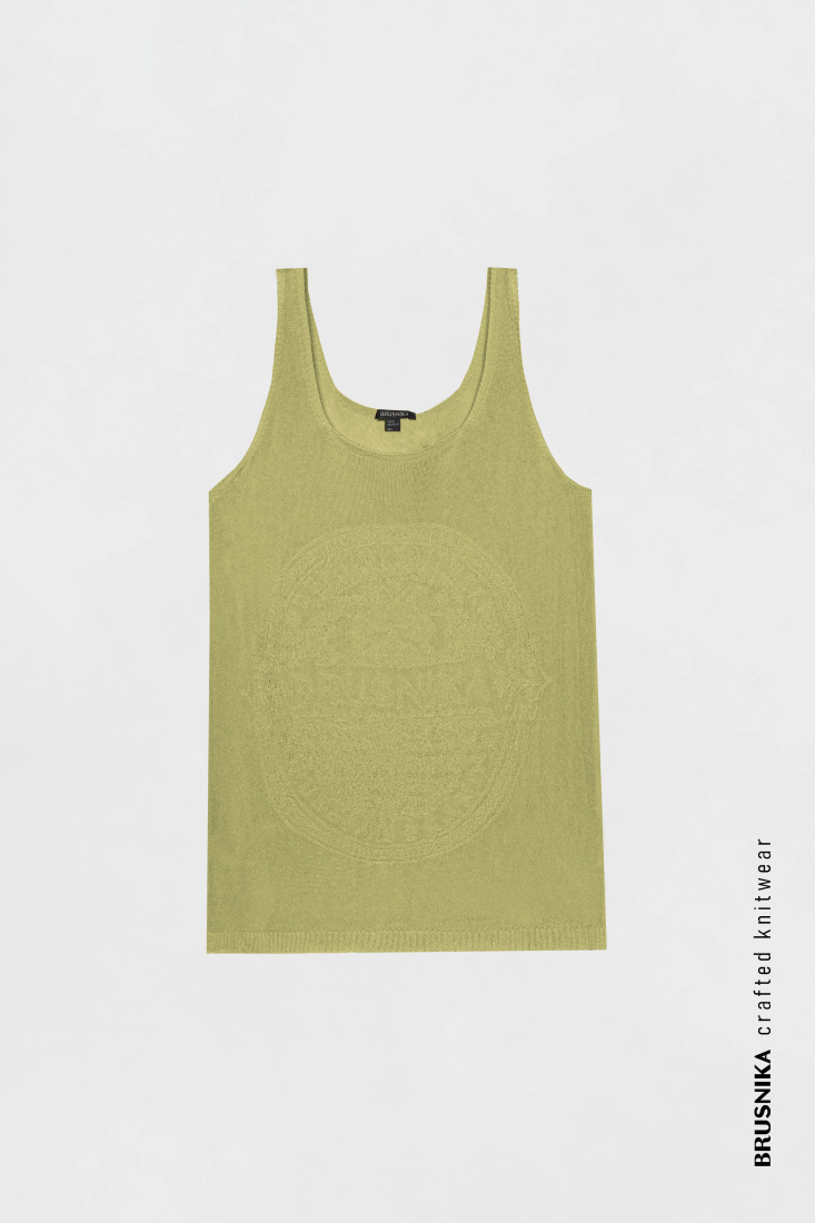 Tank top 2148-83 Оlive from BRUSNiKA